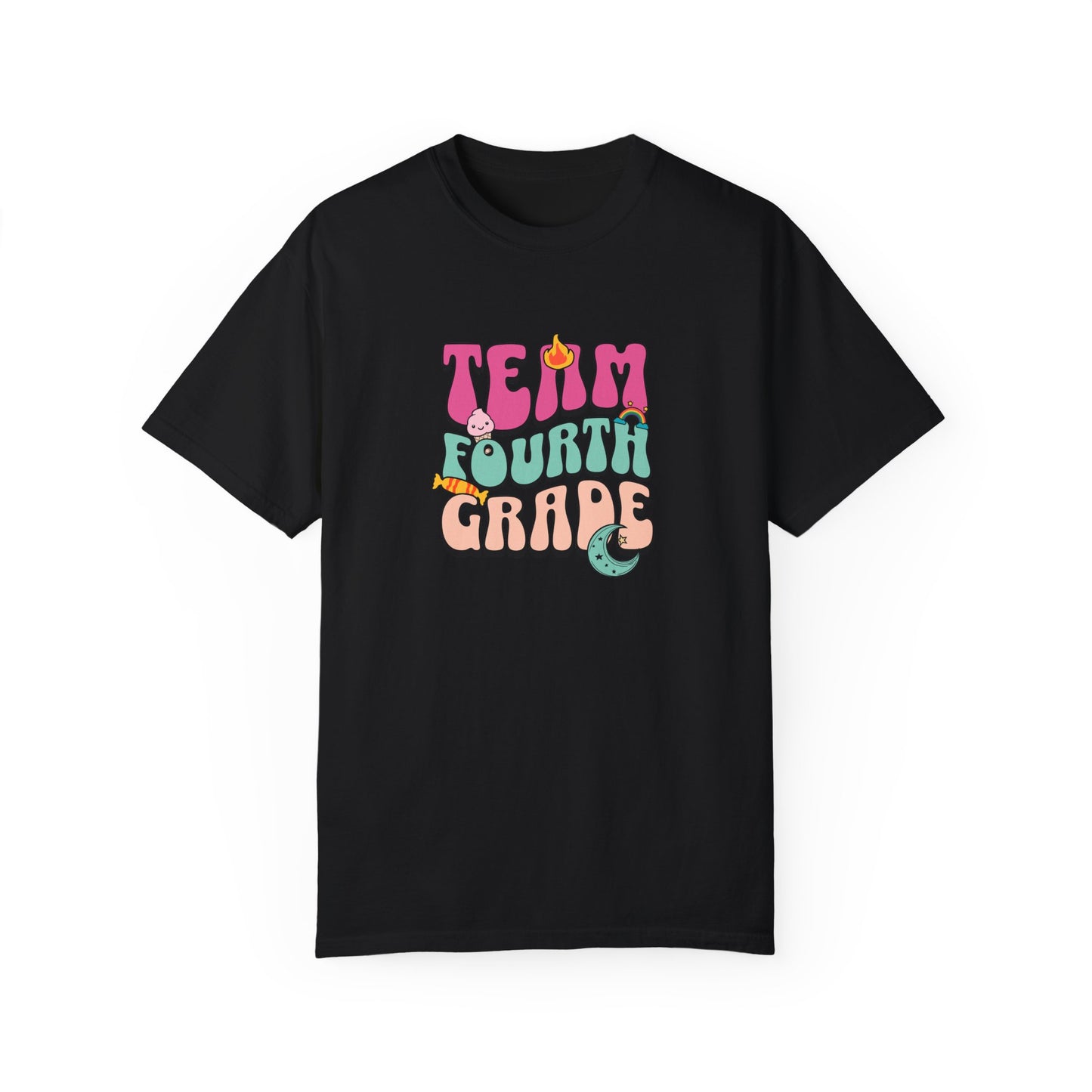 PERSONALIZED! Team Fourth Grade T-Shirt | Unisex Garment-Dyed Tee for Kids
