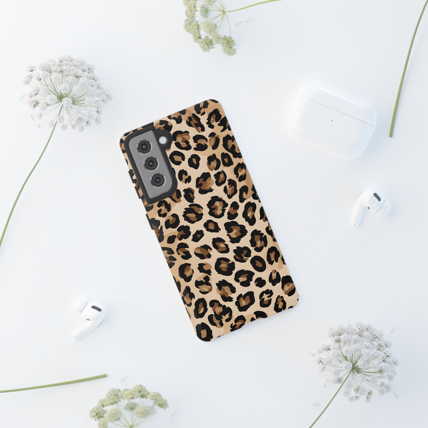 Wild Leopard Print Phone Case - Tough Protection for Animal Lovers