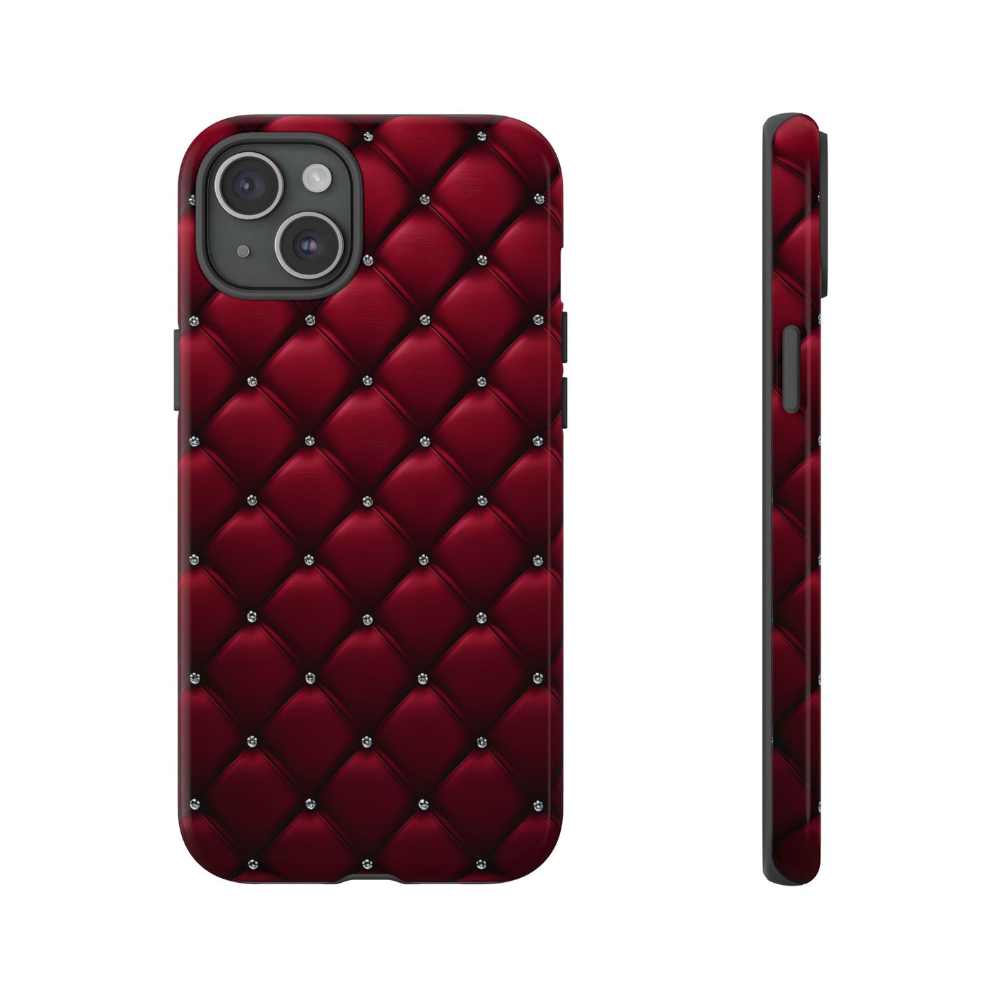 Luxurious Red Leather Phone Case – Stylish Protection for Your Device