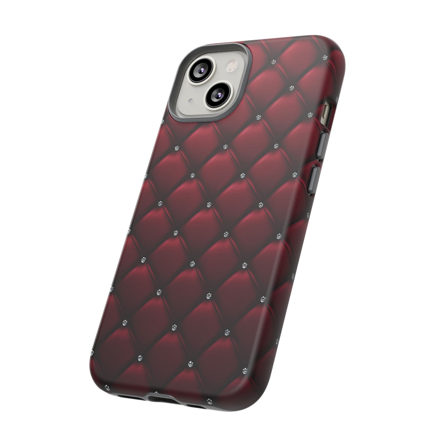 Luxurious Red Leather Phone Case – Stylish Protection for Your Device