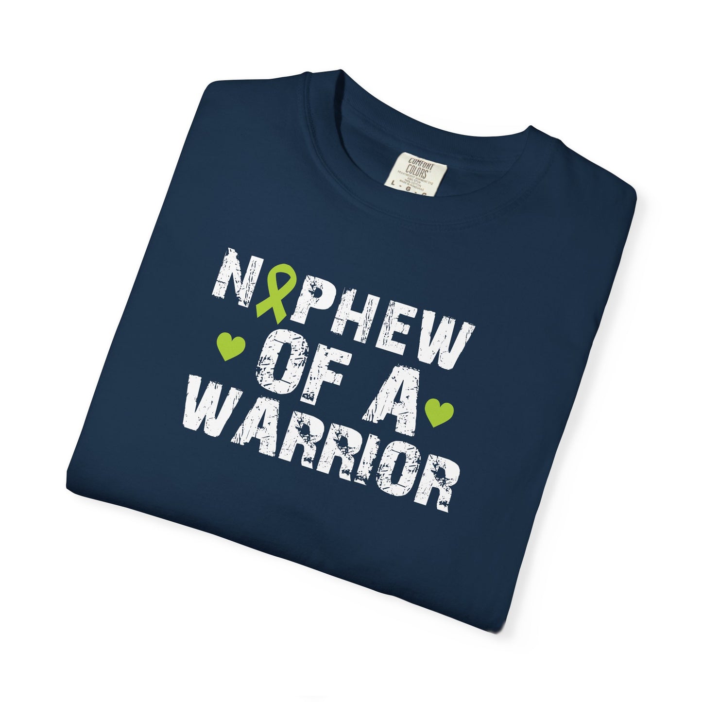 Unisex Warrior Nephew T-Shirt, Support Cancer Awareness Tee, Gift for Family, Comfortable Casual Wear, Unisex Cancer Support Shirt