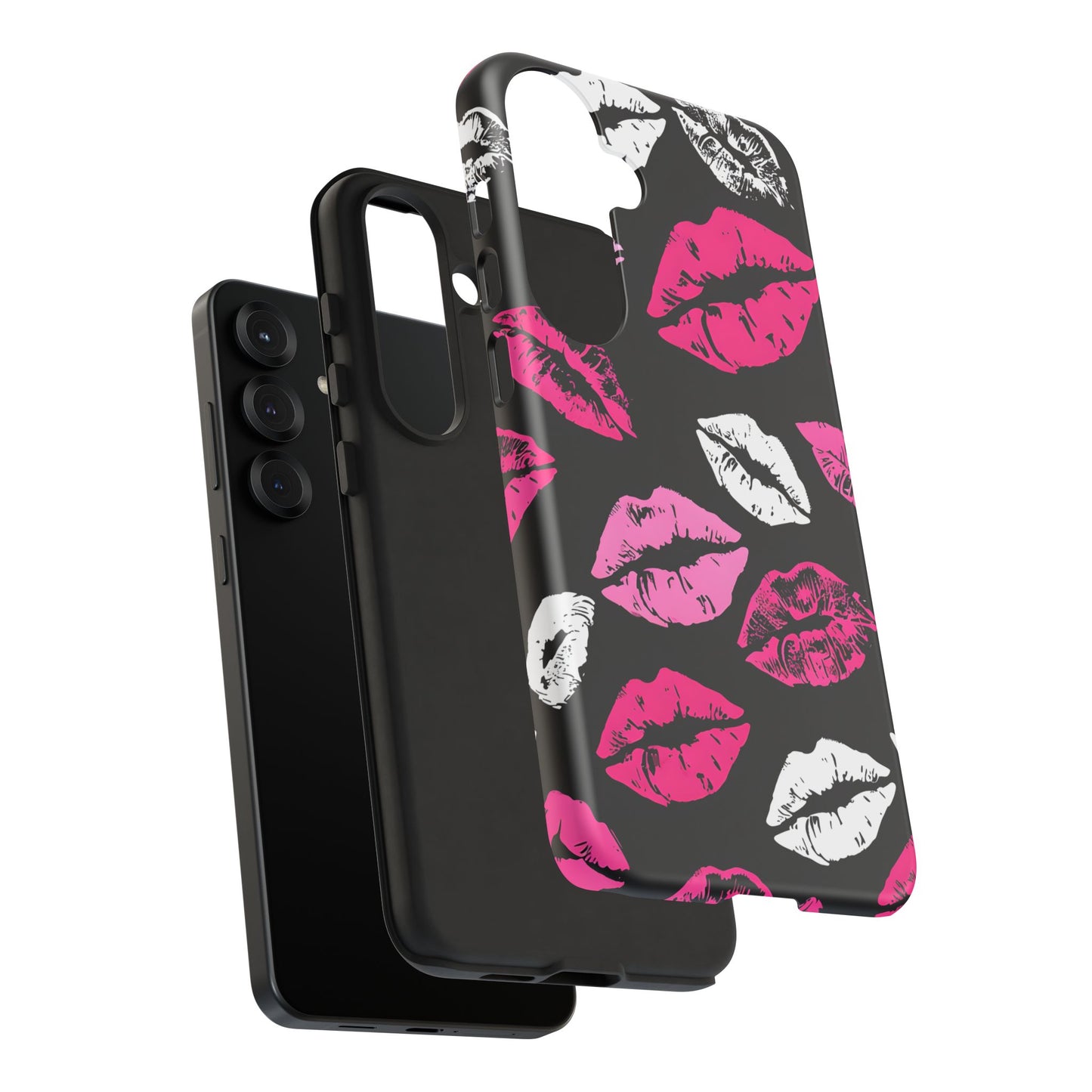 Lips Print iPhone Case - Stylish Tough Phone Cover