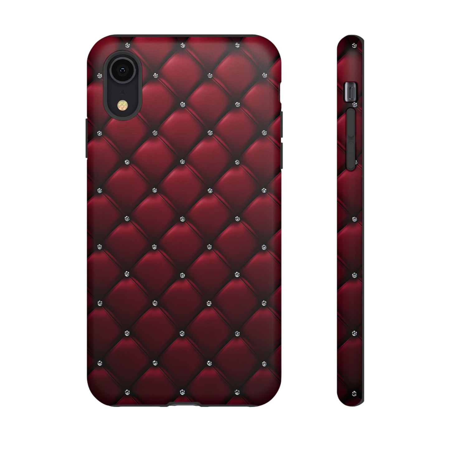 Luxurious Red Leather Phone Case – Stylish Protection for Your Device