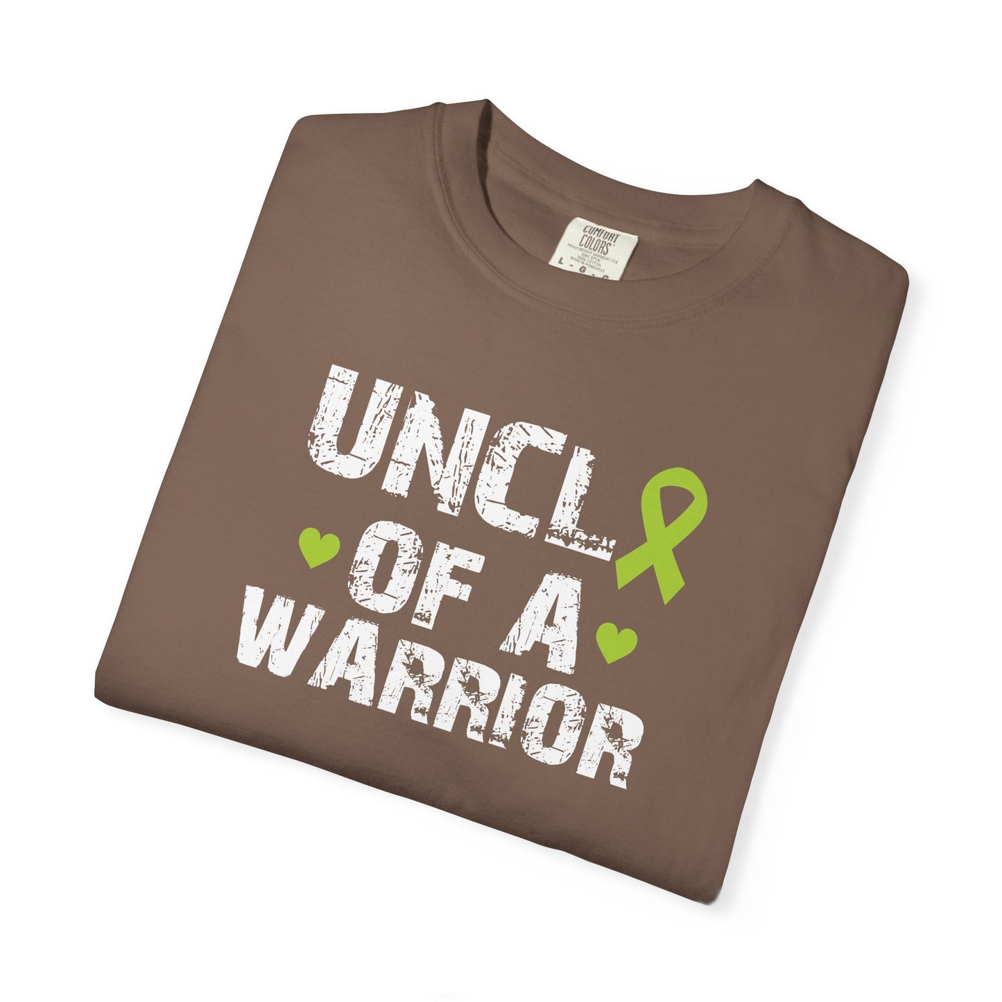 Uncle of a Warrior T-Shirt | Garment-Dyed Comfort Tee, Gift for Family, Supportive Apparel for Awareness Events, Relaxed Fit