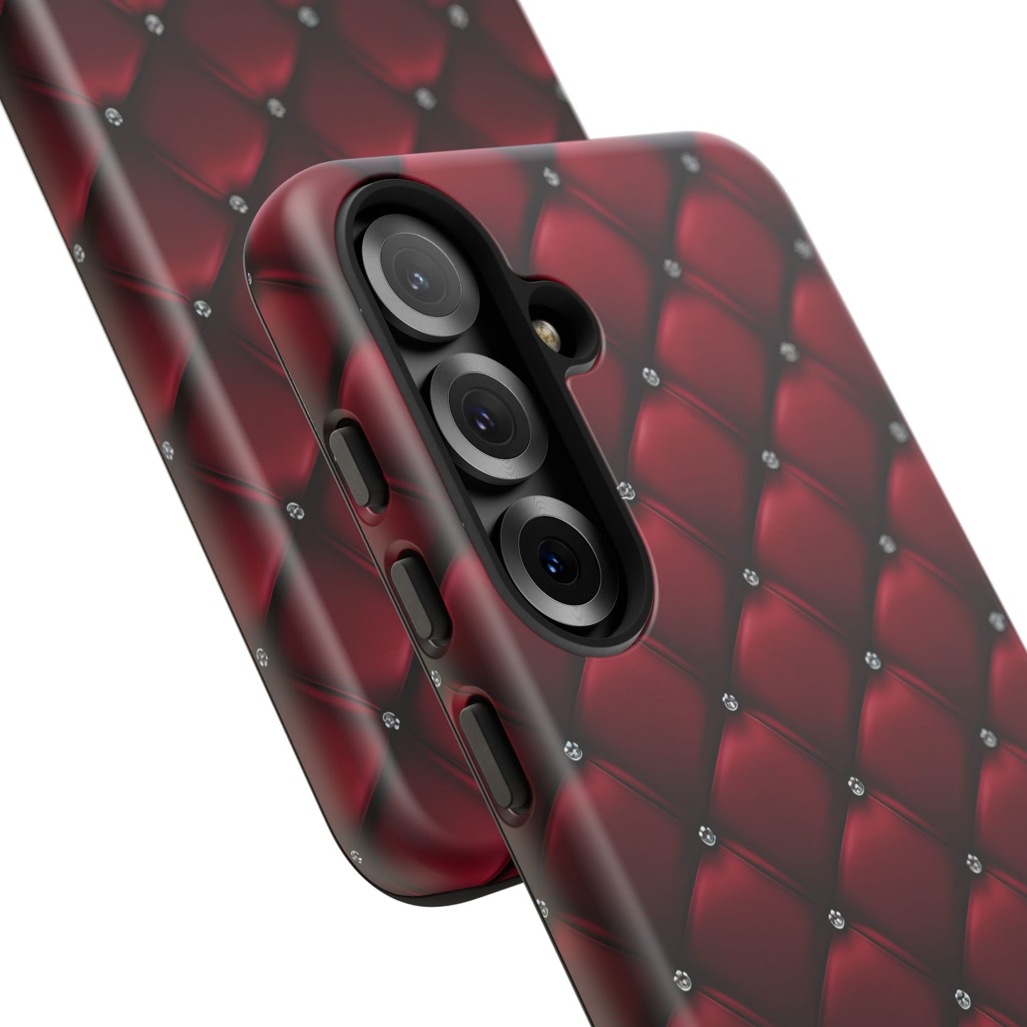 Luxurious Red Leather Phone Case – Stylish Protection for Your Device