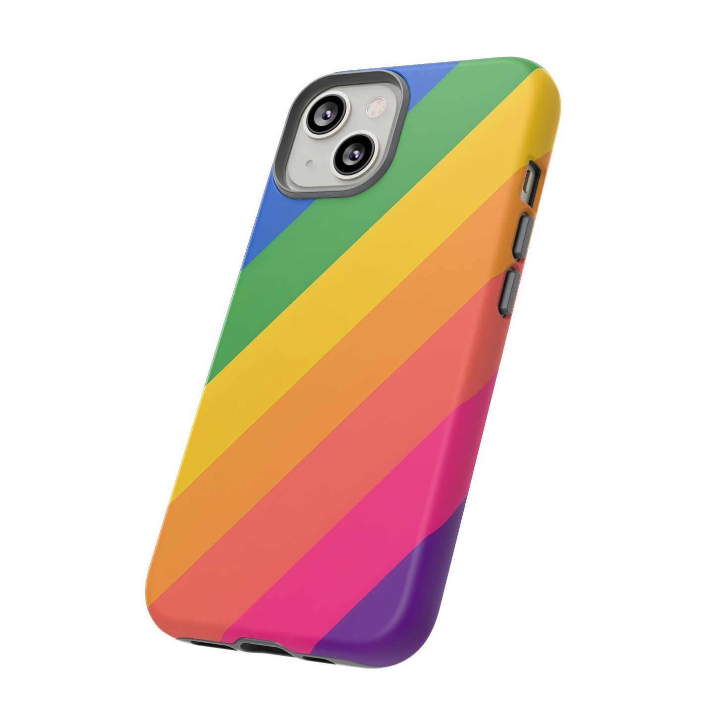 Vibrant Rainbow Phone Case - Tough & Stylish
