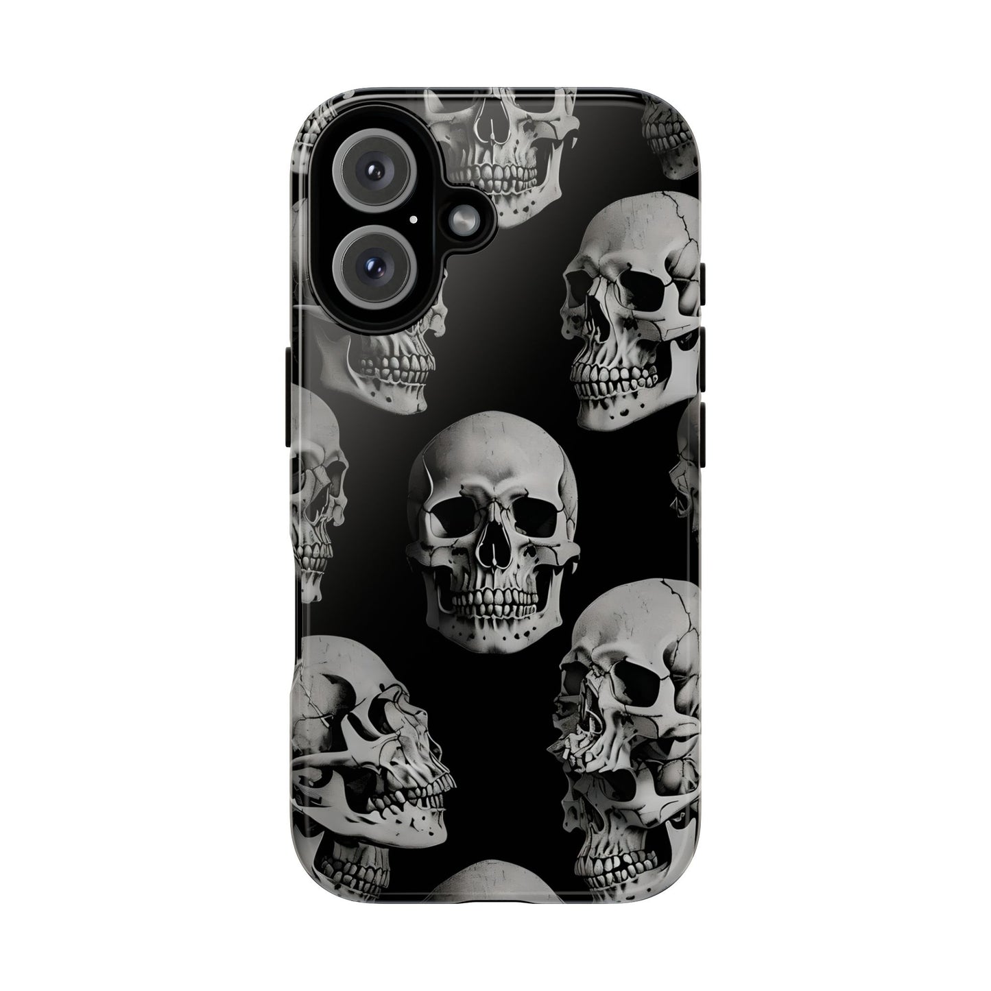Skull Print Phone Case - Tough Cases for Bold Style