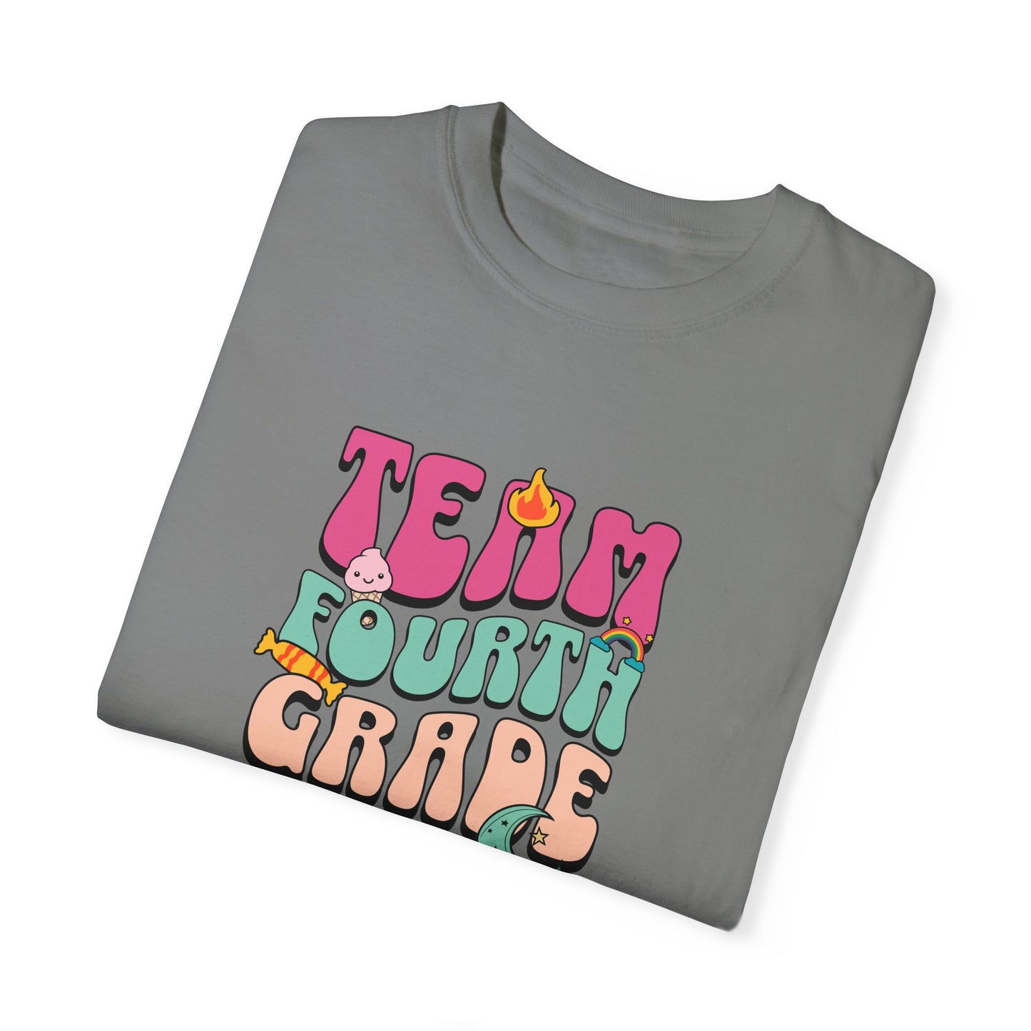 PERSONALIZED! Team Fourth Grade T-Shirt | Unisex Garment-Dyed Tee for Kids