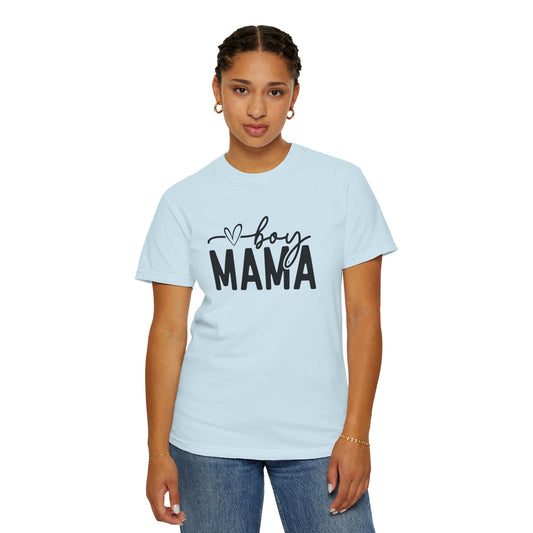 Boy Mama Unisex Garment-Dyed T-Shirt - Perfect for Moms on Special Occasions