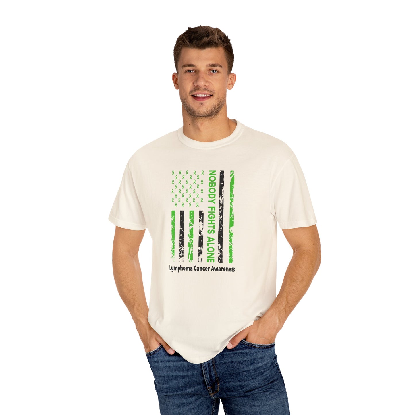 Lymphoma Awareness T-Shirt, Unisex Tee, Cancer Support Shirt, Fight Together Apparel, Inspirational Gift, Everyday Casual Wear