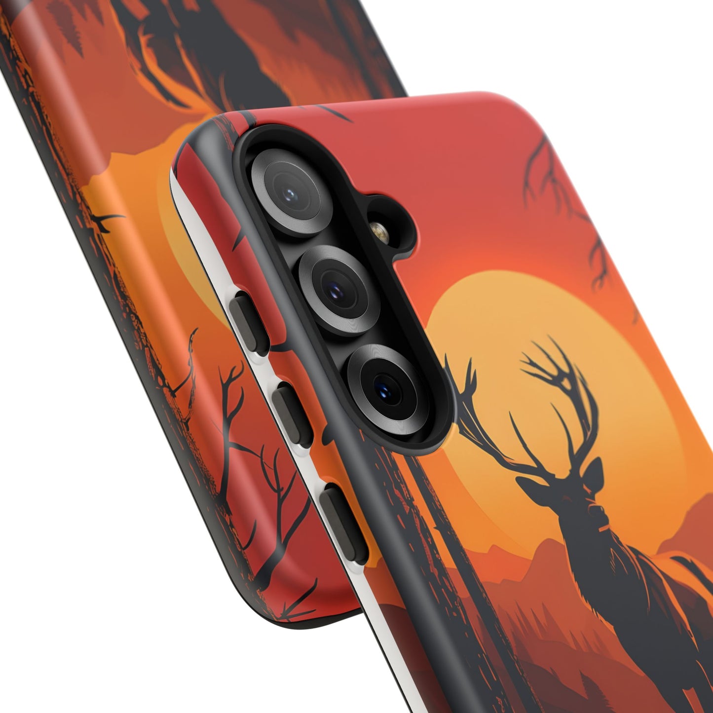 Wildlife Phone Case - Stag and Sunset Design for Nature Lovers