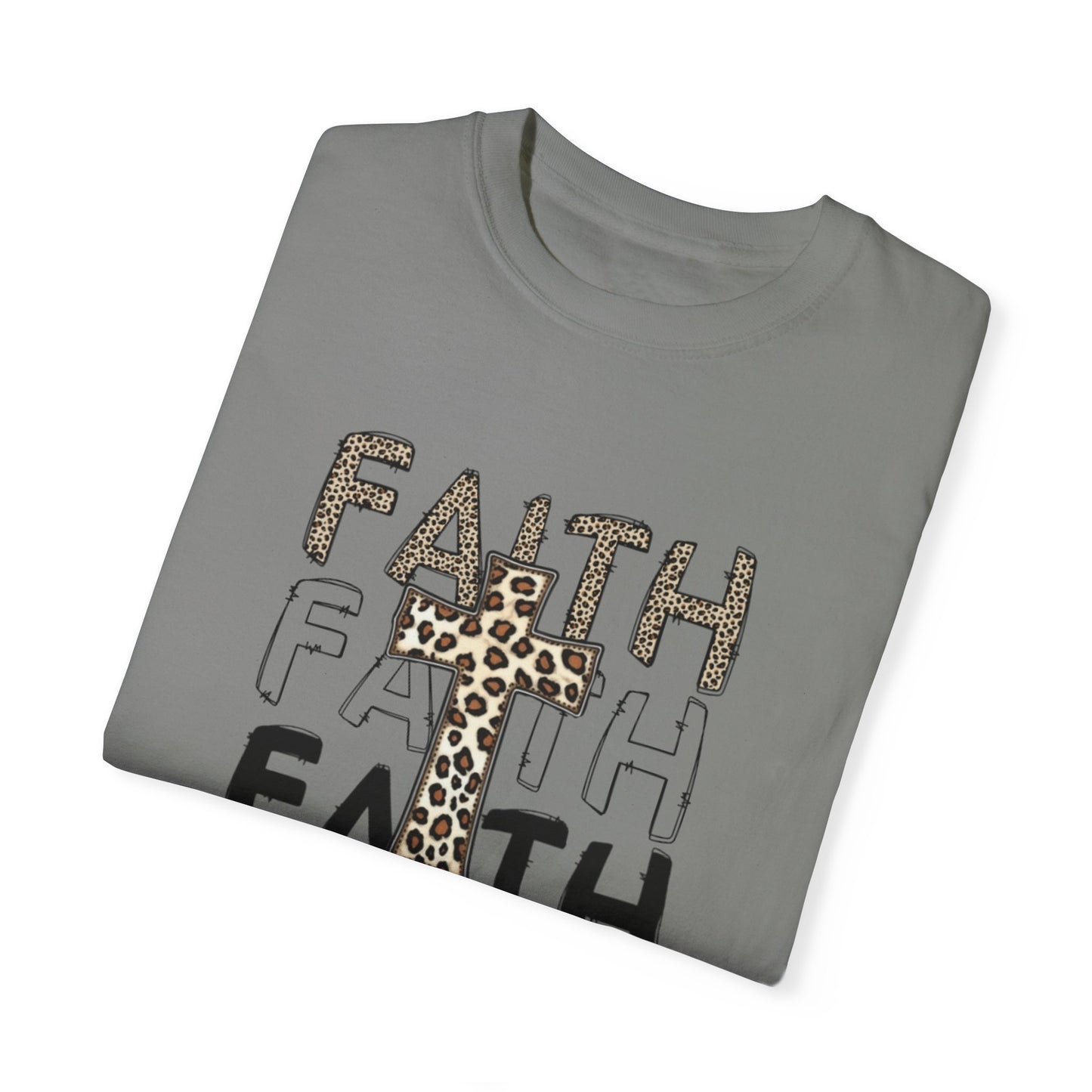 Unisex Faith Graphic T-Shirt - Giraffe Print Design for Inspirational Style