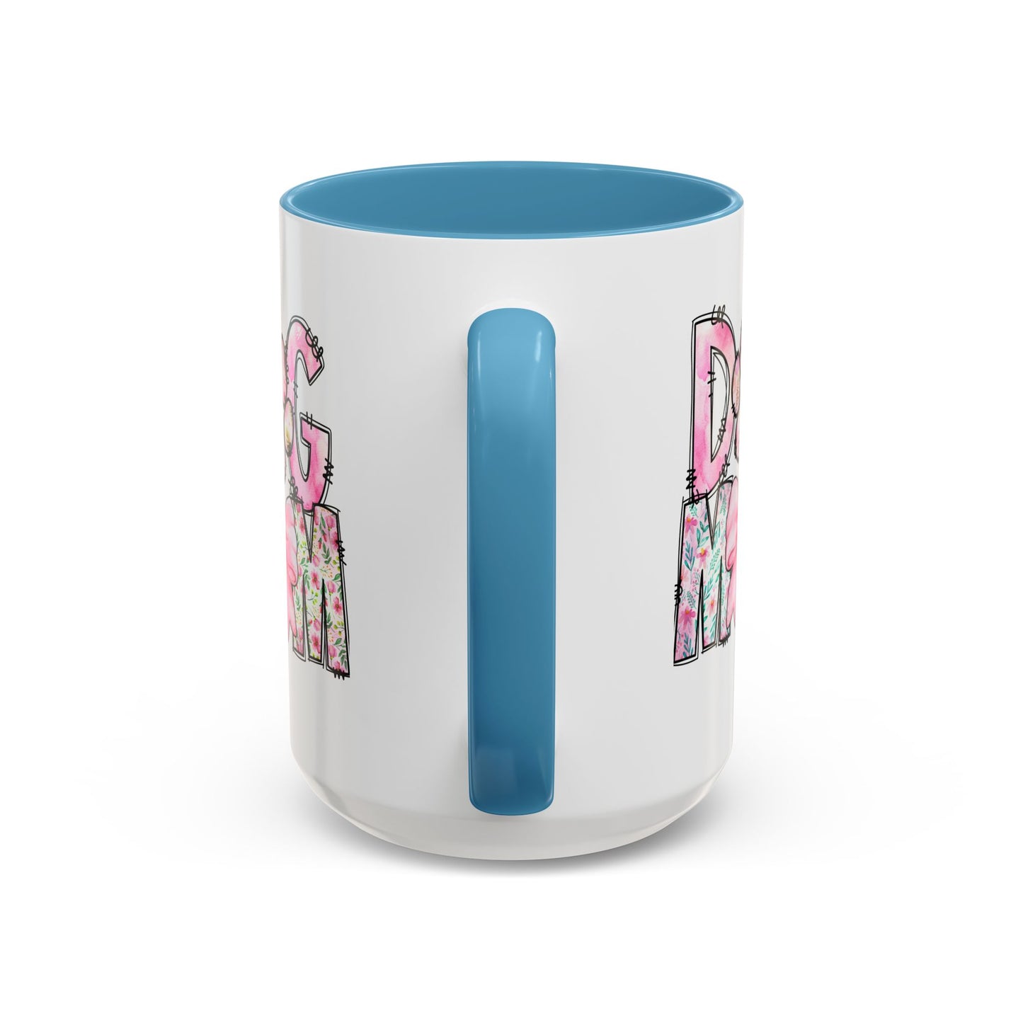 Dog Mom Accent 15oz Coffee Mug - Perfect Gift for Pet Lovers