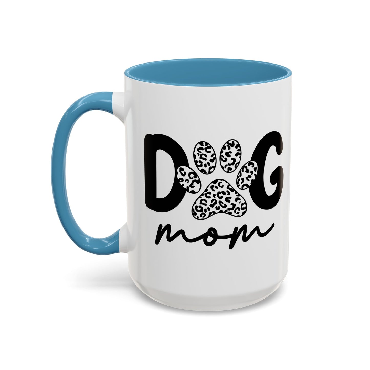 Dog Mom Accent 15oz Coffee Mug - Perfect Gift for Pet Lovers