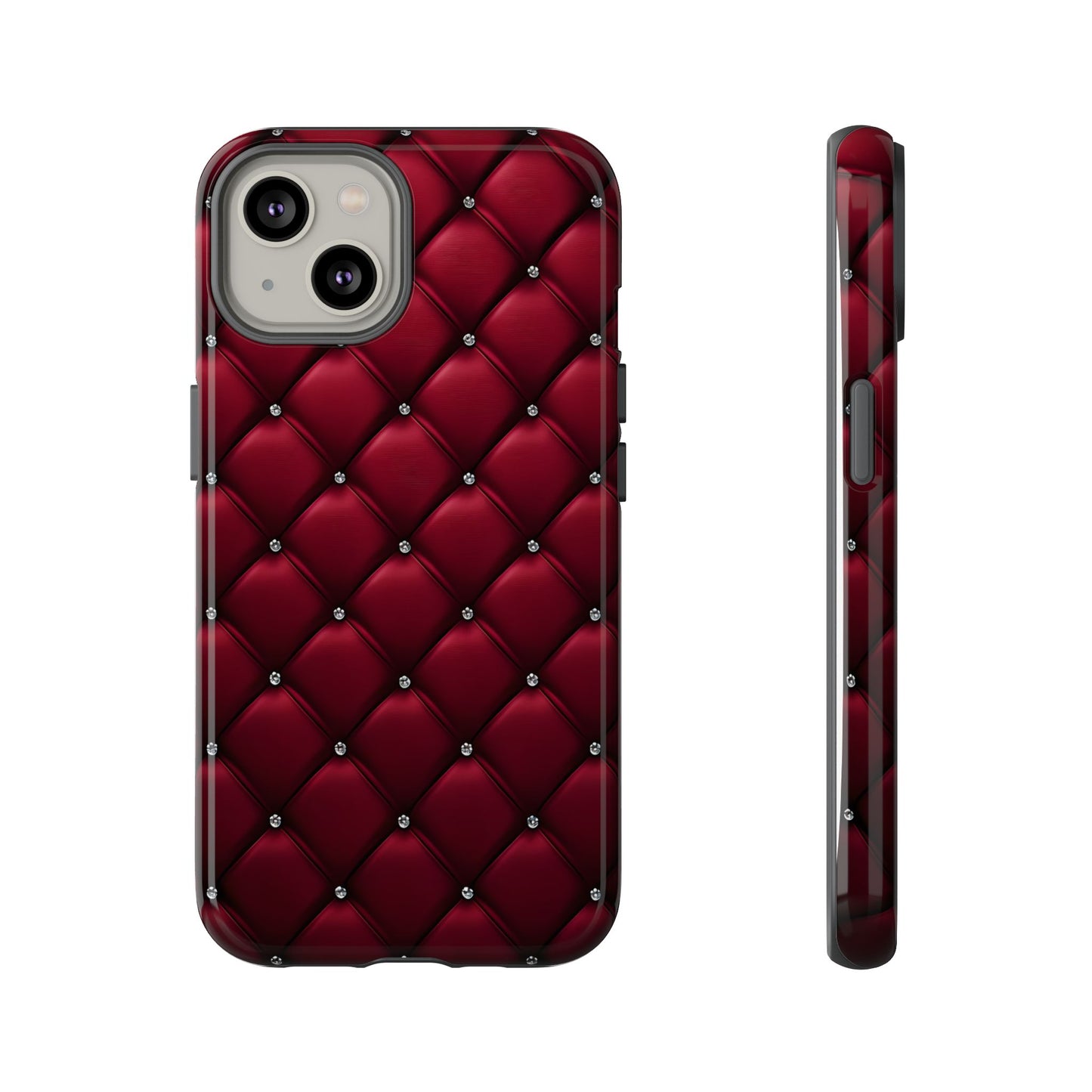 Luxurious Red Leather Phone Case – Stylish Protection for Your Device