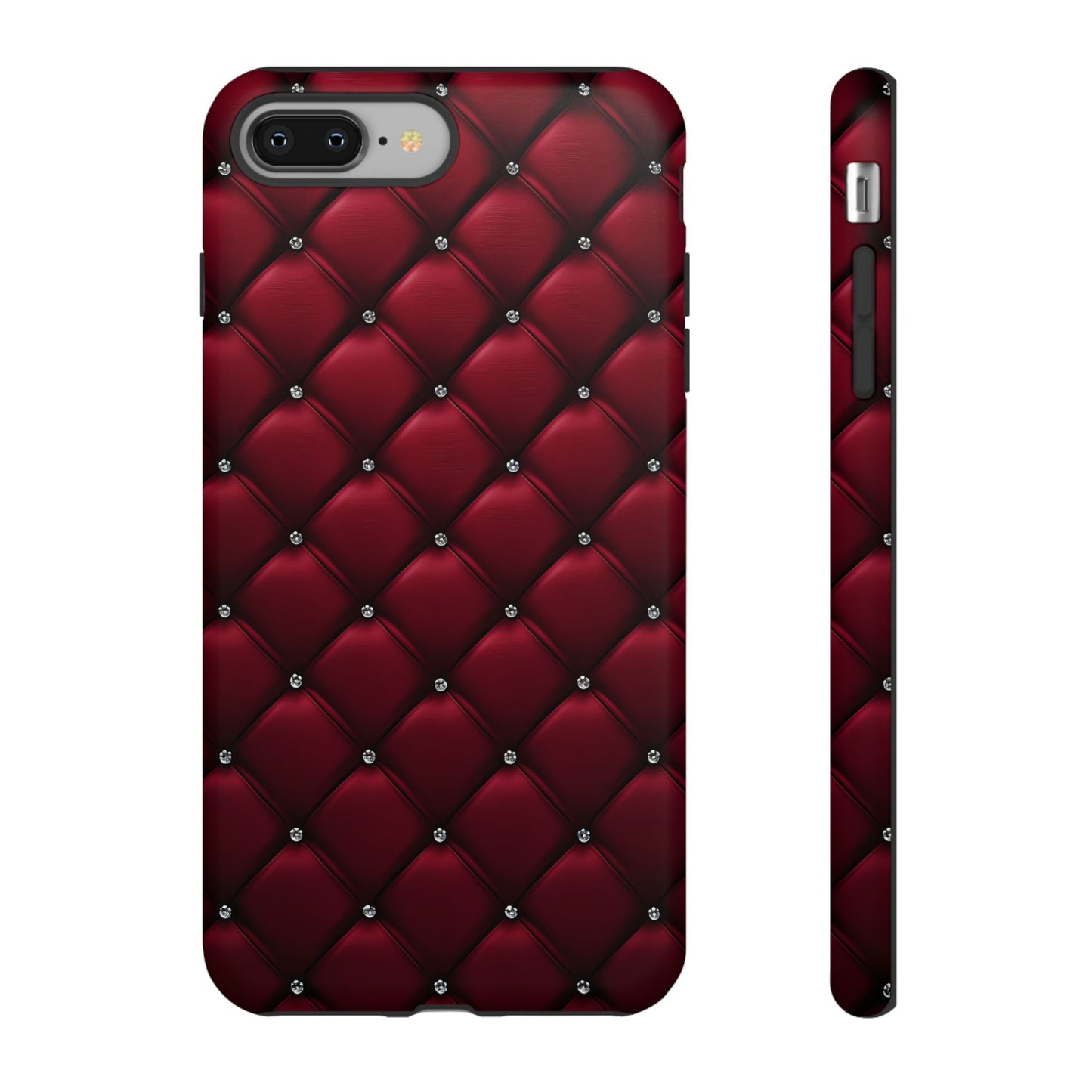 Luxurious Red Leather Phone Case – Stylish Protection for Your Device