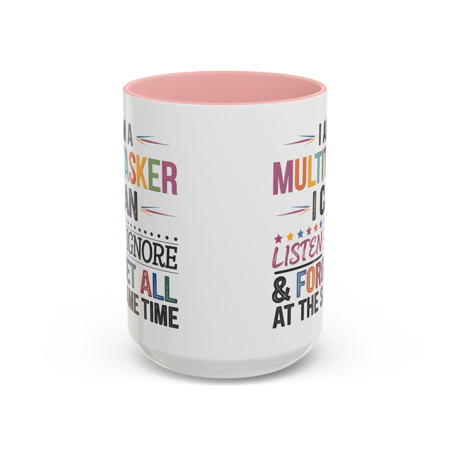 Multitasker Coffee 15oz Mug - Fun Accent Mug for Busy Beverages