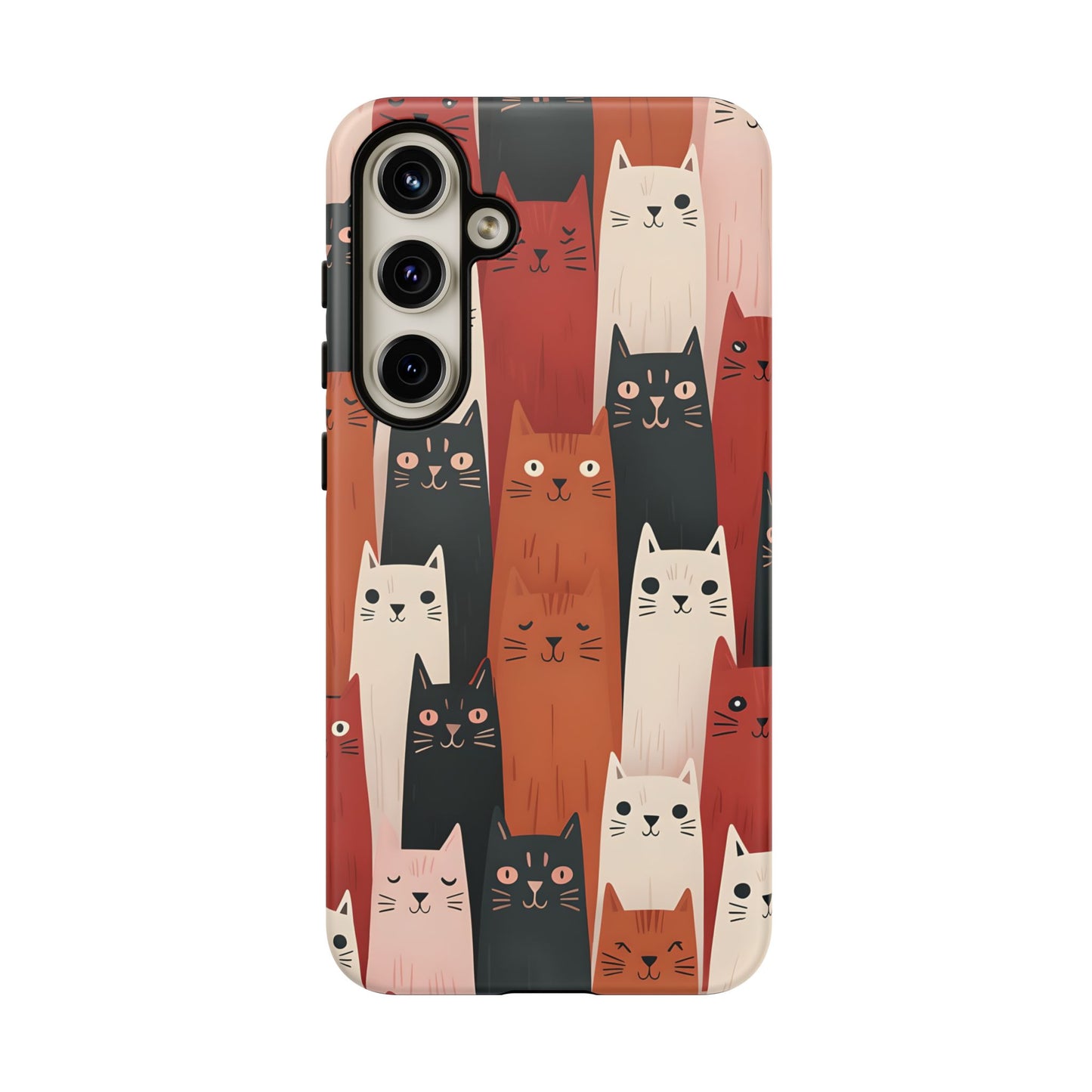 Playful Cat Phone Case - Tough & Stylish Purrfect for Cat Lovers