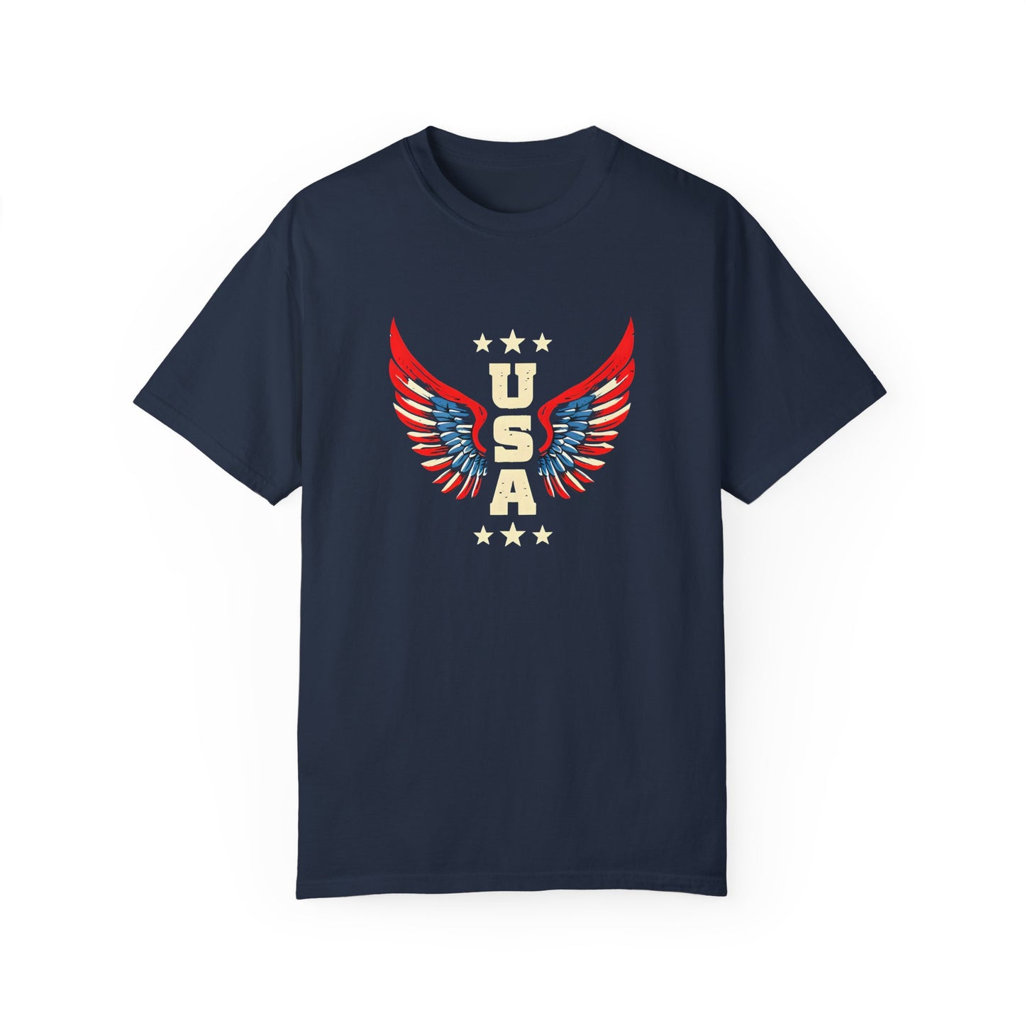 Patriotic Eagle Wings T-Shirt for USA Lovers