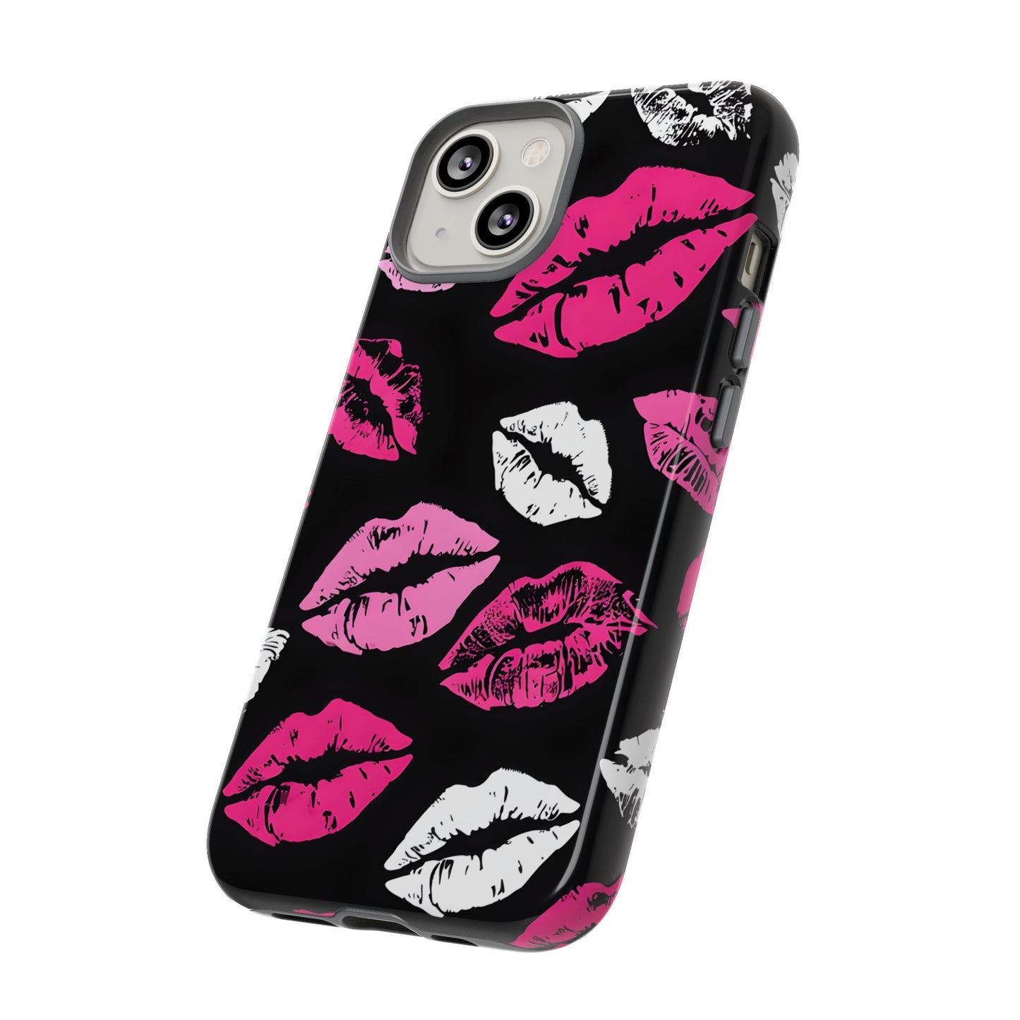 Lips Print iPhone Case - Stylish Tough Phone Cover