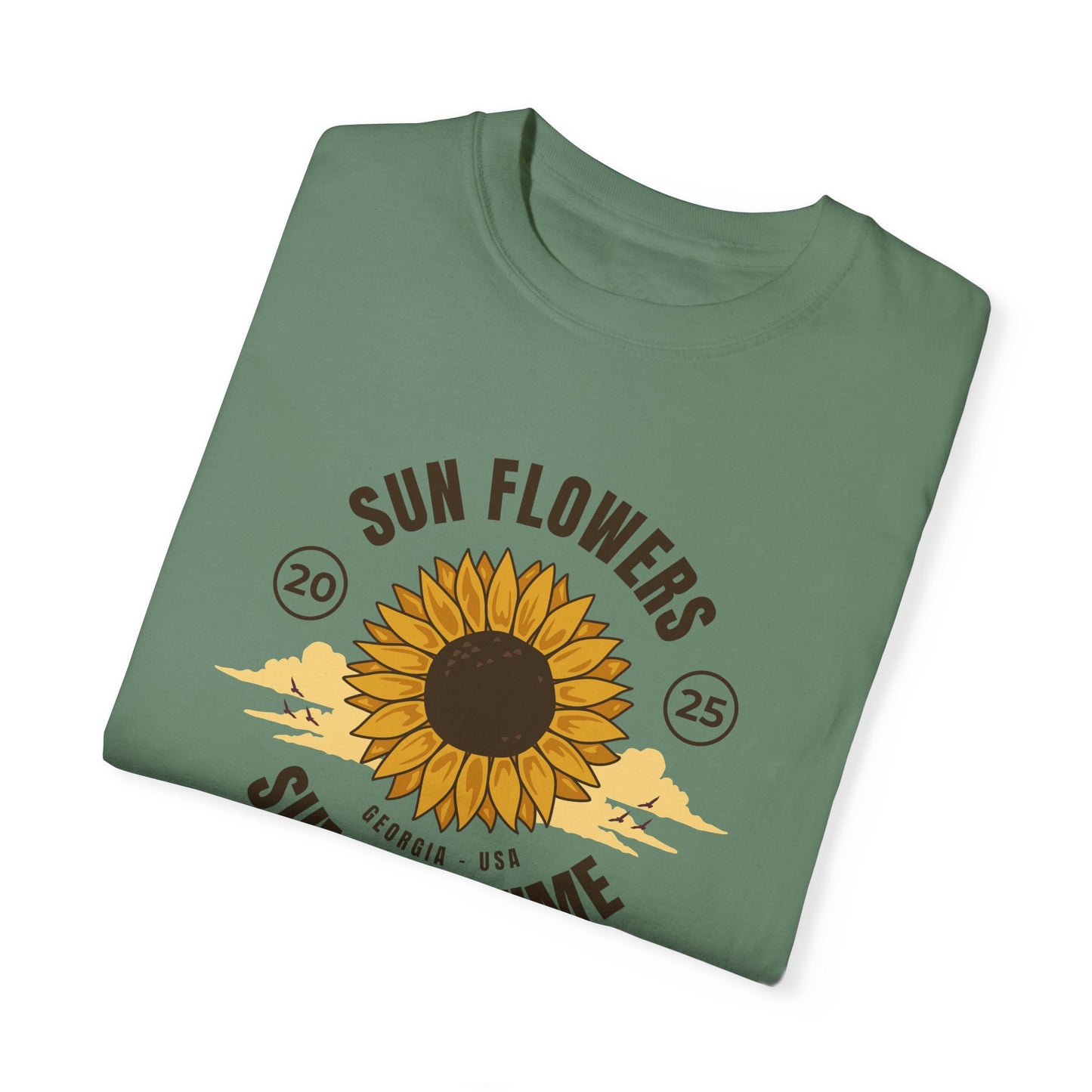 Sunflower Summer Time Unisex T-Shirt PERSONALIZED