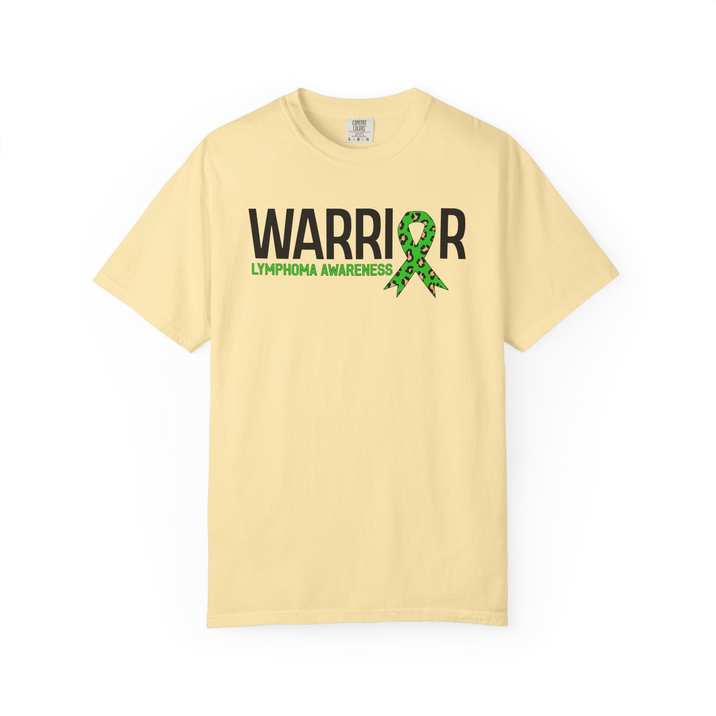 Lymphoma Awareness T-Shirt, Inspirational Garment-Dyed Tee, Warrior Support Shirt, Gift for Cancer Fighters, Unisex Comfort Wear