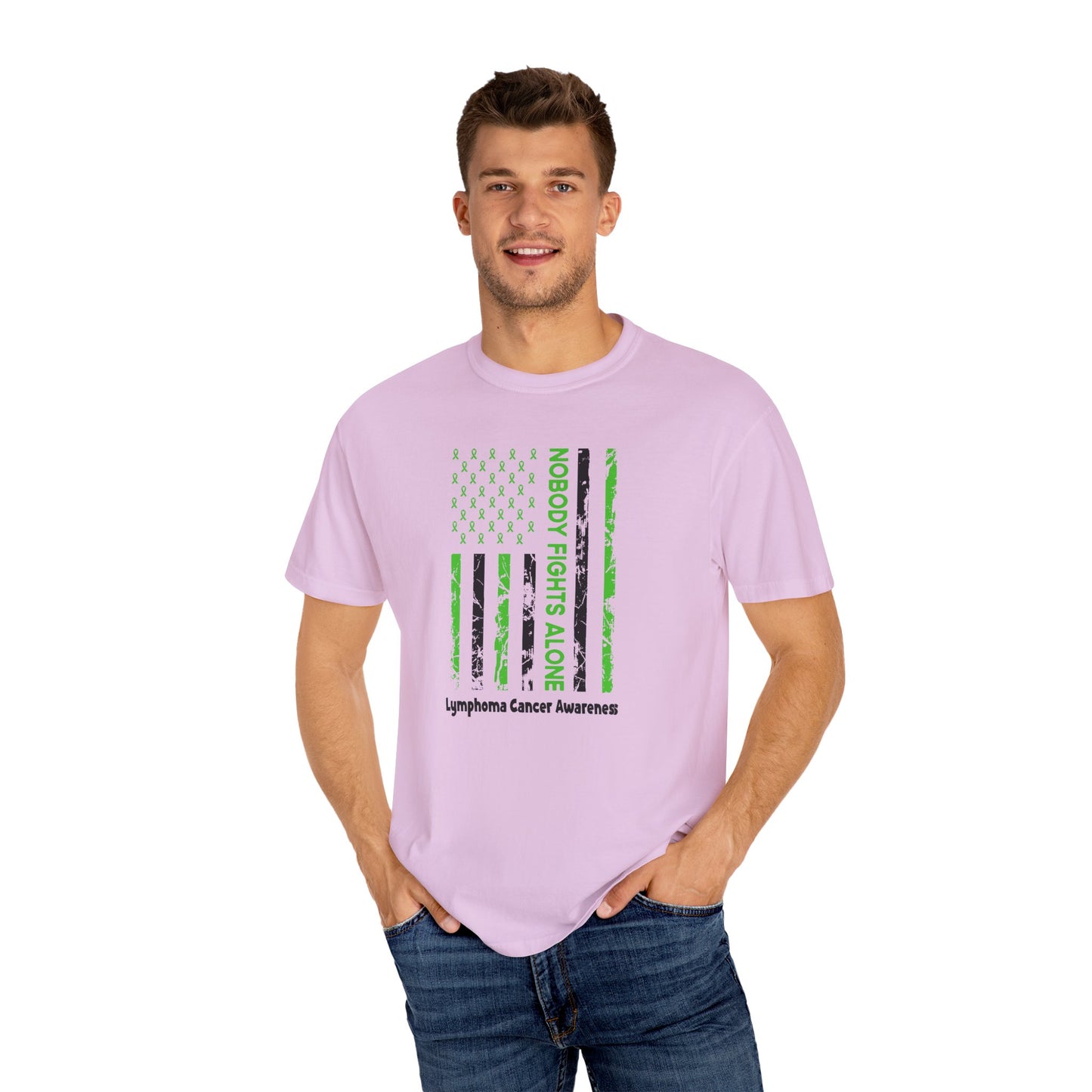 Lymphoma Awareness T-Shirt, Unisex Tee, Cancer Support Shirt, Fight Together Apparel, Inspirational Gift, Everyday Casual Wear