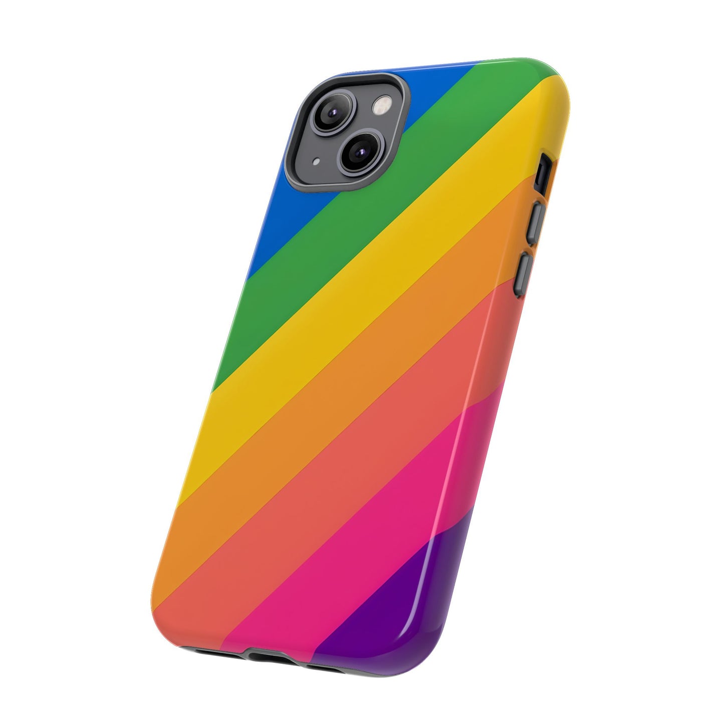 Vibrant Rainbow Phone Case - Tough & Stylish