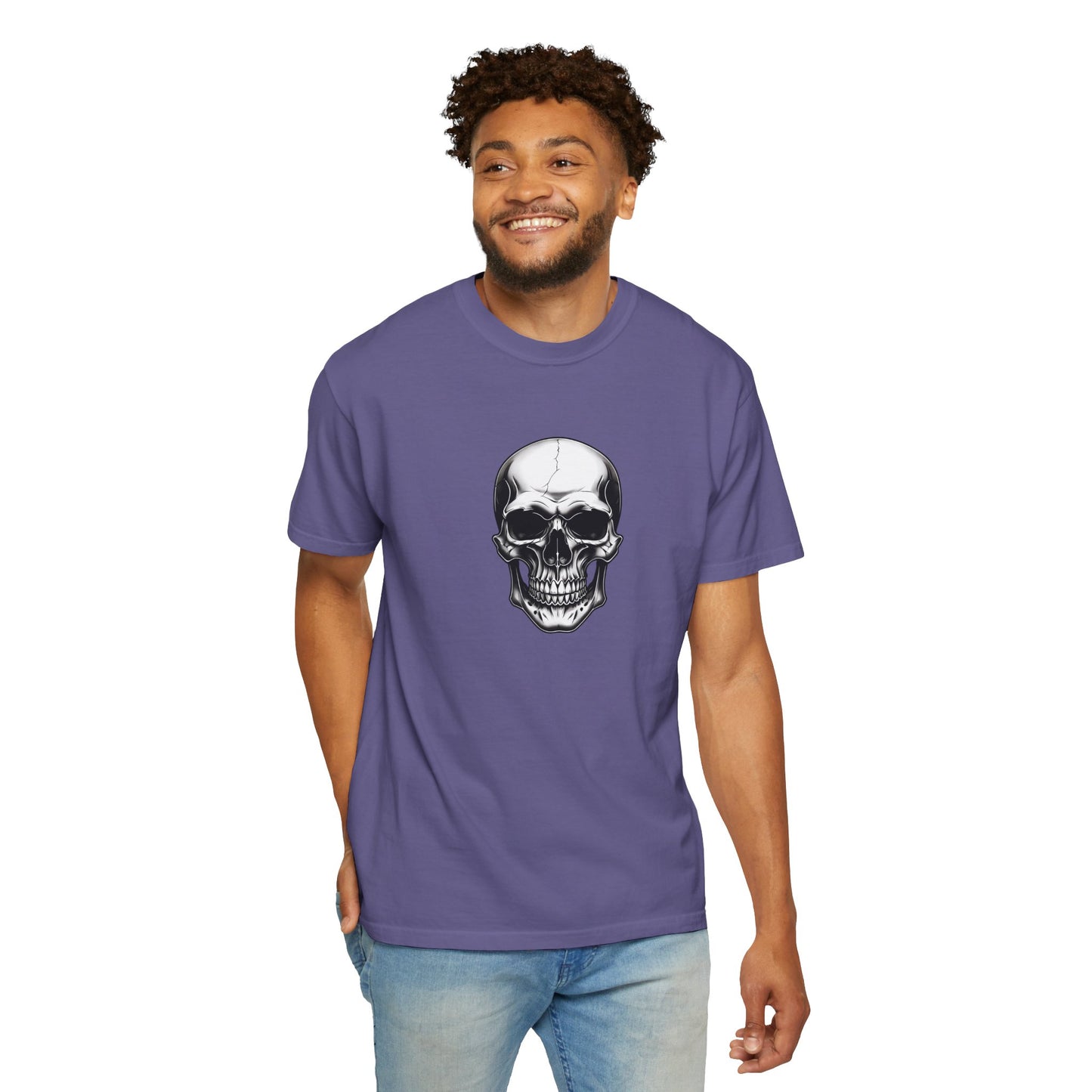 Skull Graphic Unisex T-Shirt - Edgy Fashion Statement