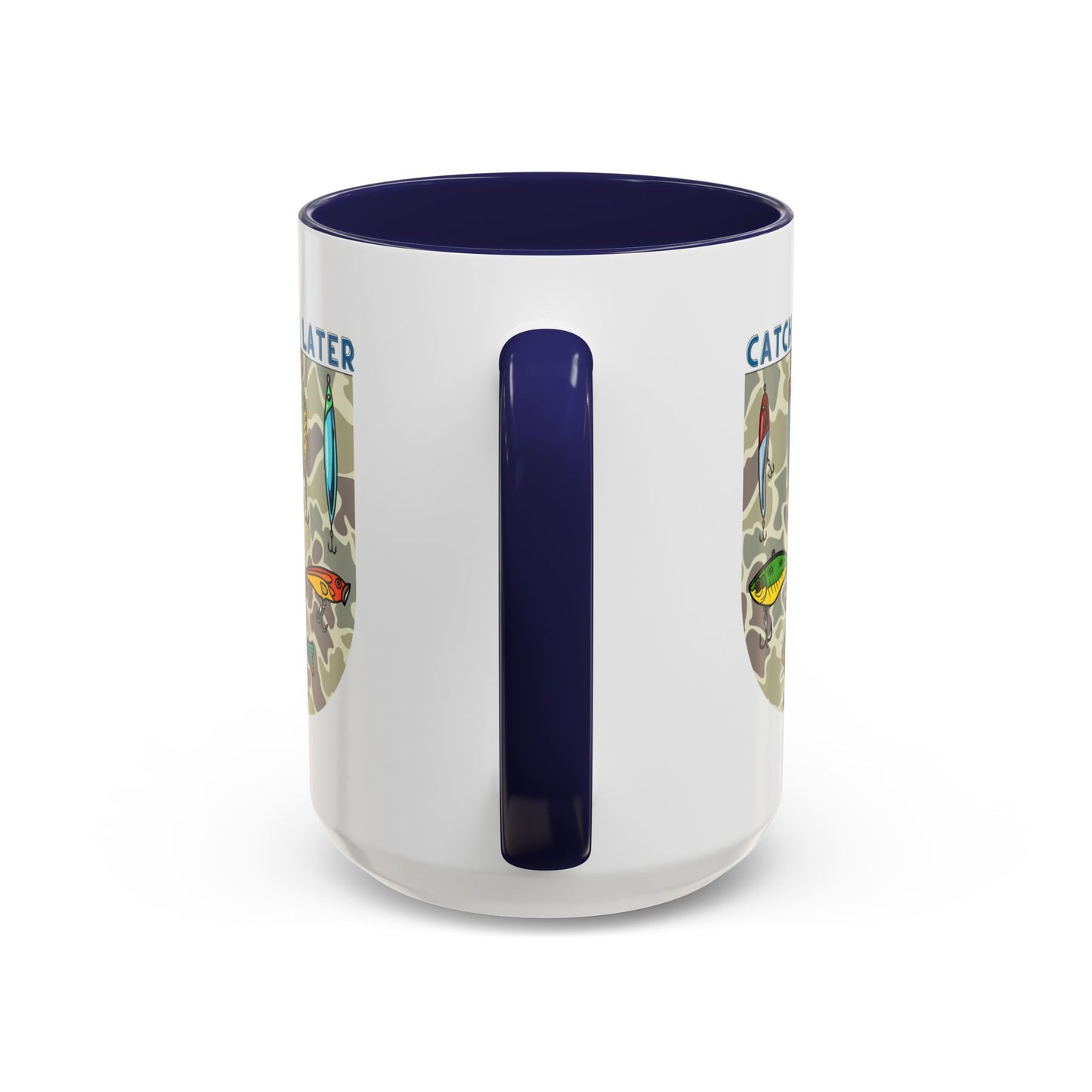 Catch Ya Later Fishing 15oz Mug - Fun Accent Coffee Mug for Anglers