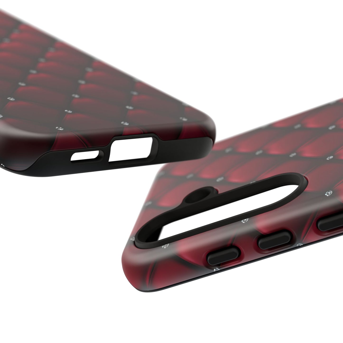 Luxurious Red Leather Phone Case – Stylish Protection for Your Device