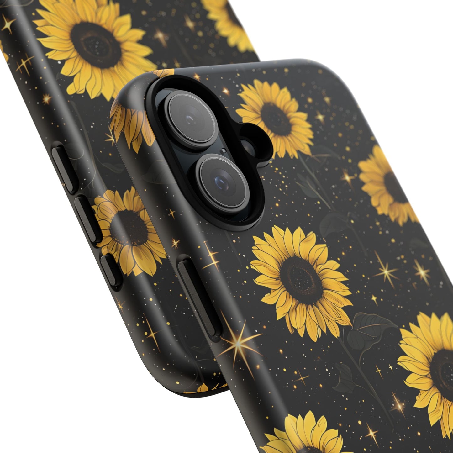 Sunflower Galaxy Tough Case - Durable Phone Cover with Floral Design