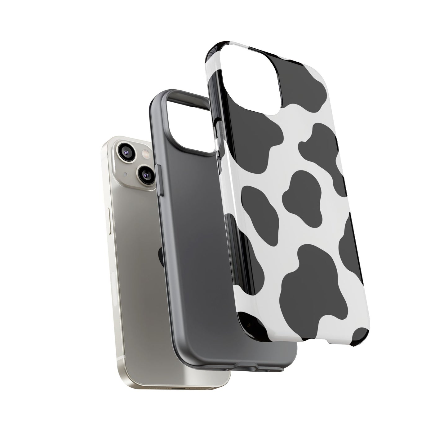 Cow Print Phone Case - Tough Cases for Trendy Protection