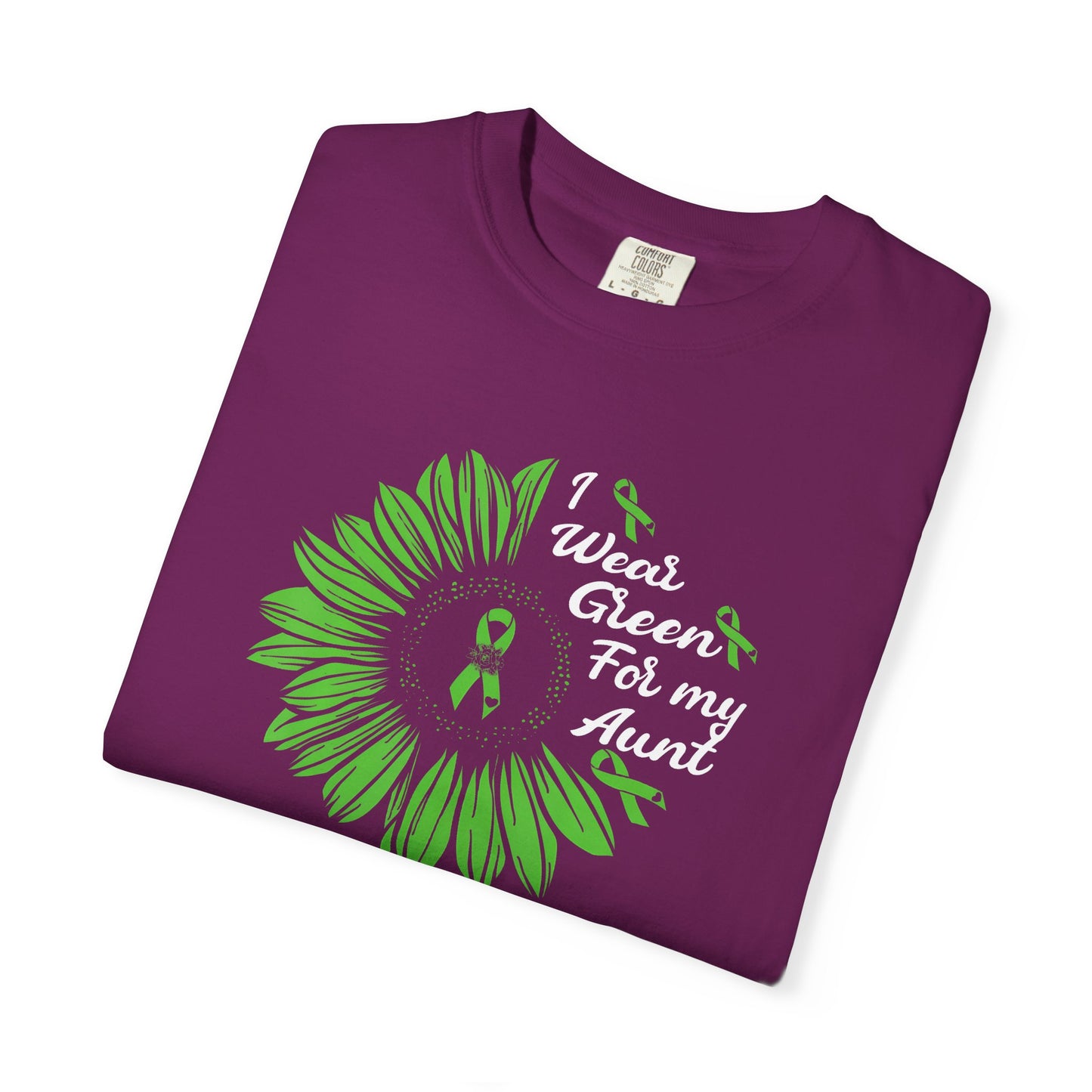 Unisex Garment-Dyed T-shirt for Aunts | I Wore Green For My Aunt | Gifts for Aunts, Family Reunion, Birthday Tee, Unique Aunt Shirt, [...]
