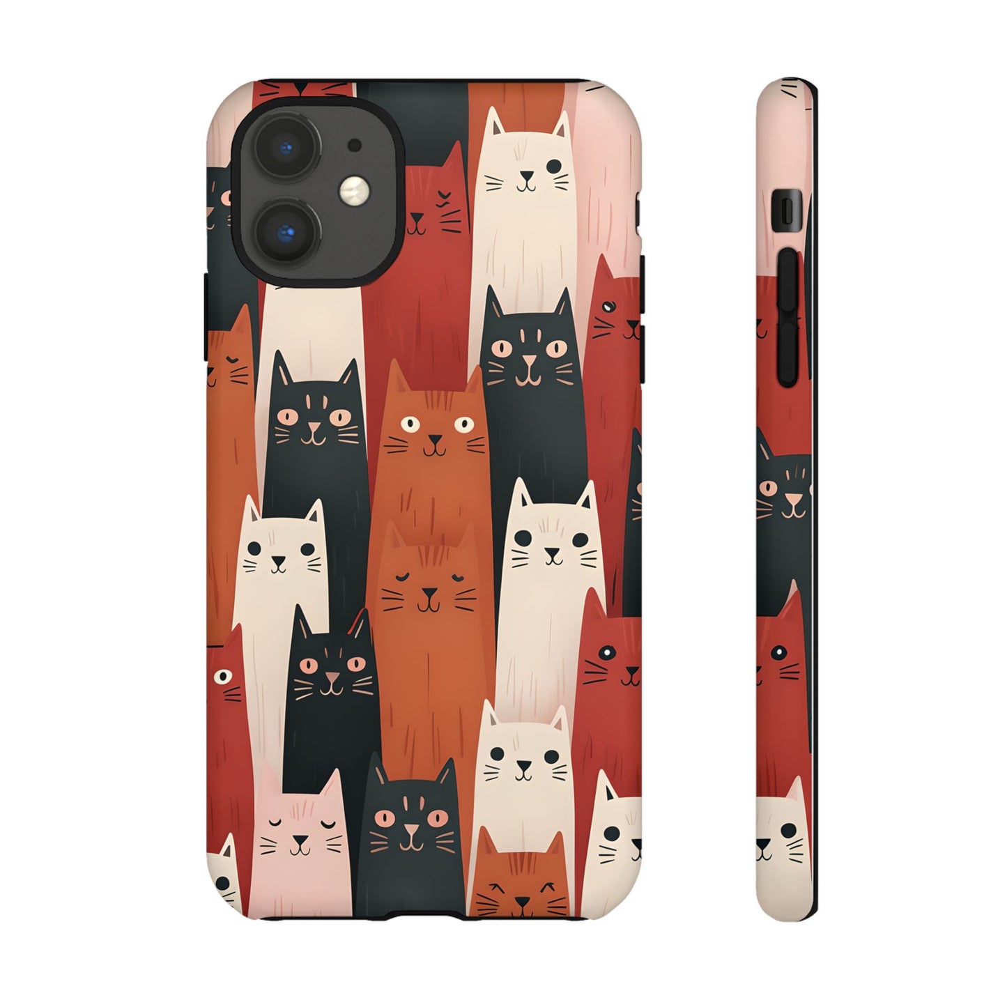 Playful Cat Phone Case - Tough & Stylish Purrfect for Cat Lovers
