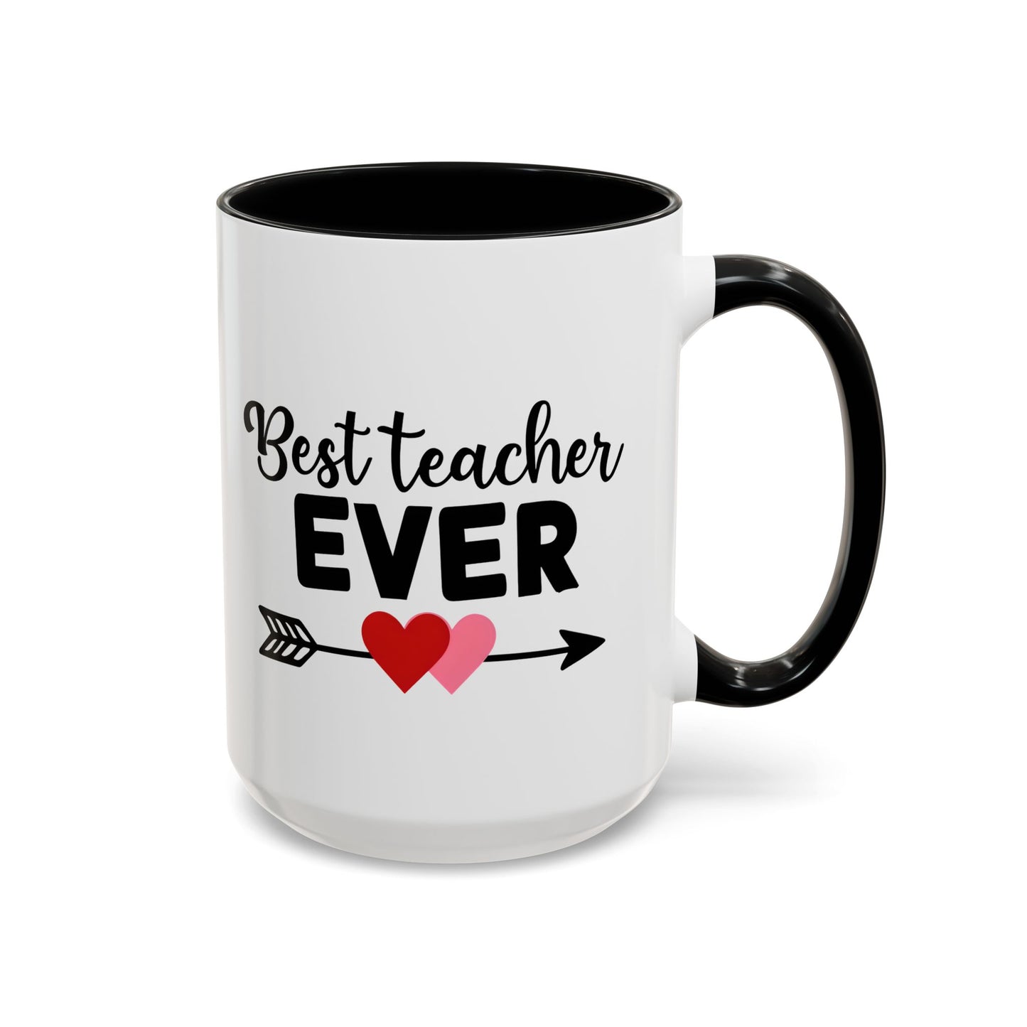 Best Teacher Ever Accent Coffee Mug - 15oz