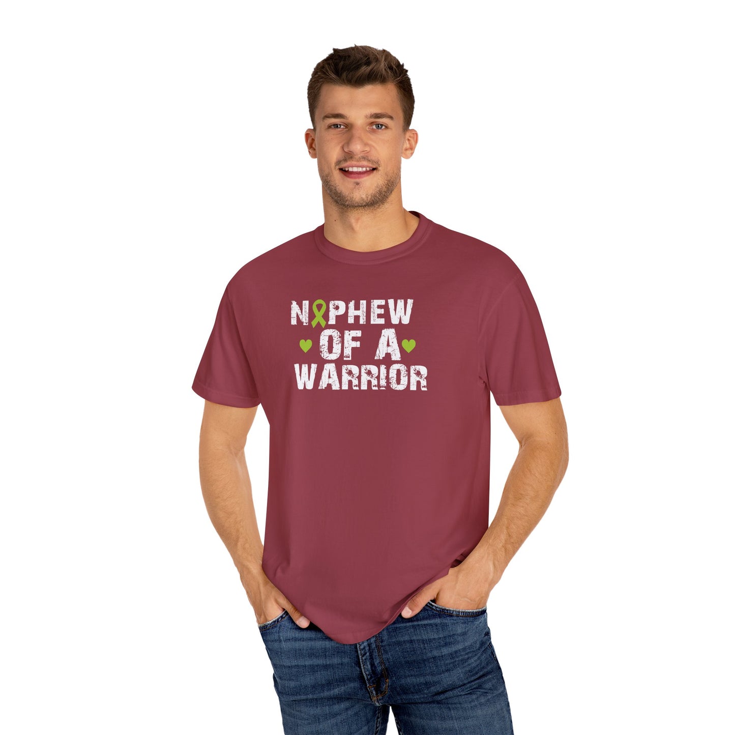 Unisex Warrior Nephew T-Shirt, Support Cancer Awareness Tee, Gift for Family, Comfortable Casual Wear, Unisex Cancer Support Shirt