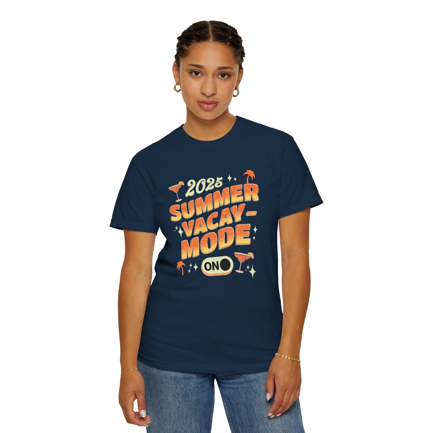 2025 Summer Vacay Mode Unisex T-Shirt - Perfect for Parties and Beach Days