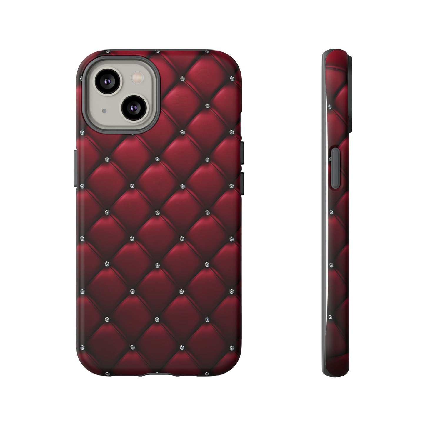 Luxurious Red Leather Phone Case – Stylish Protection for Your Device