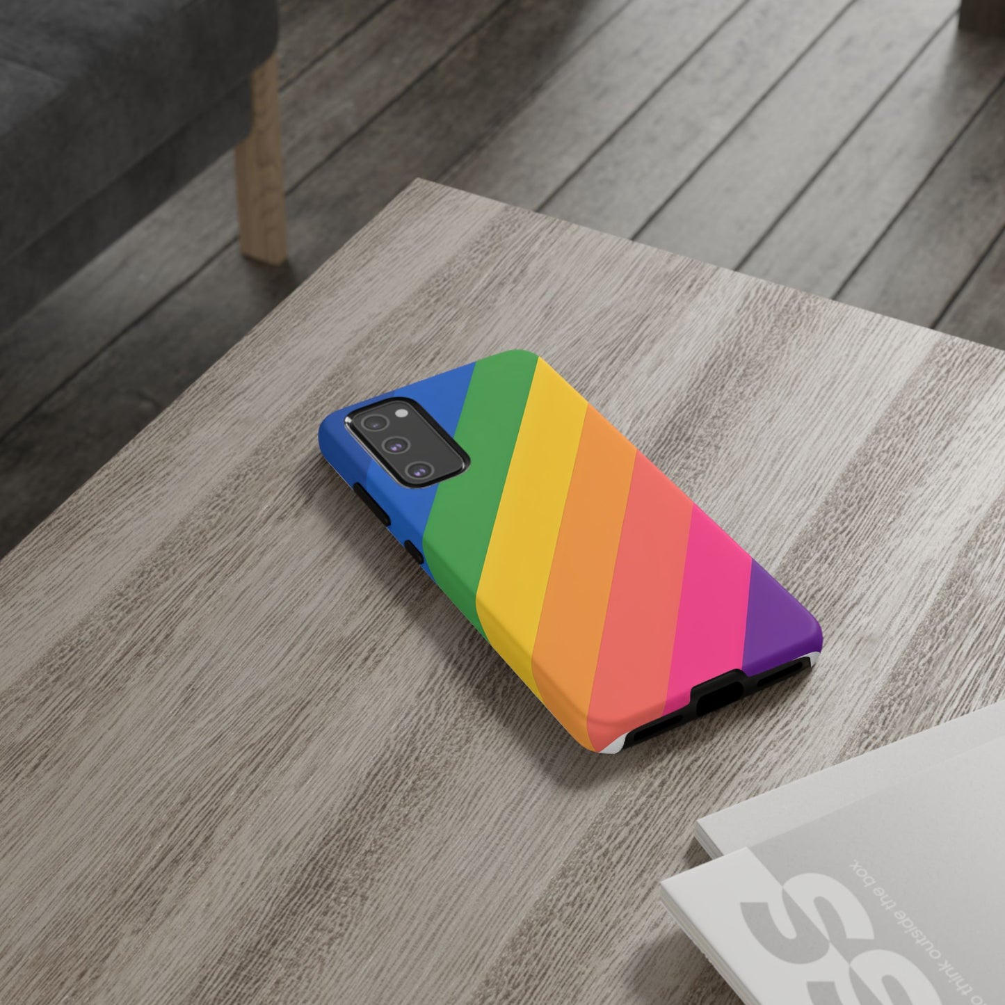 Vibrant Rainbow Phone Case - Tough & Stylish