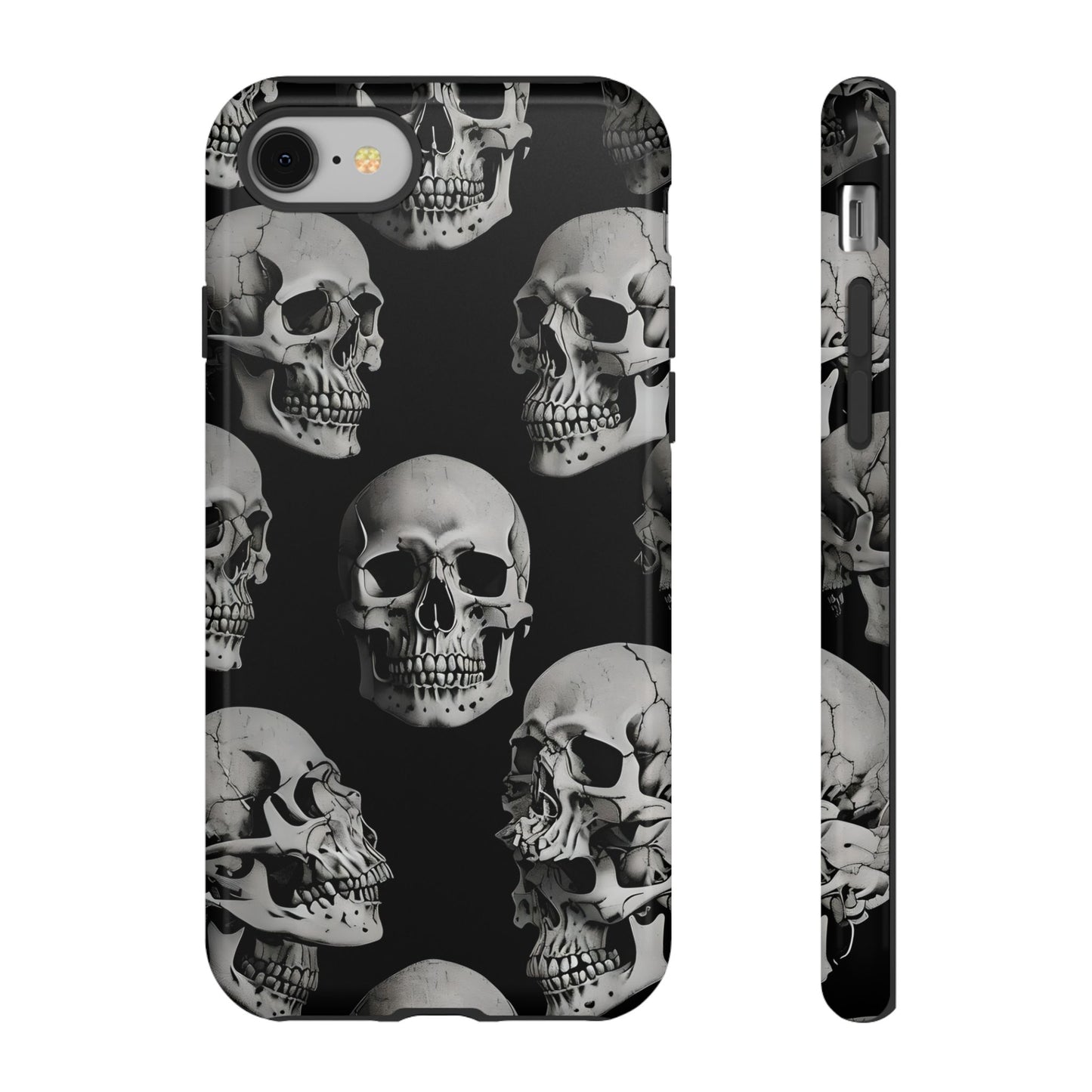 Skull Print Phone Case - Tough Cases for Bold Style