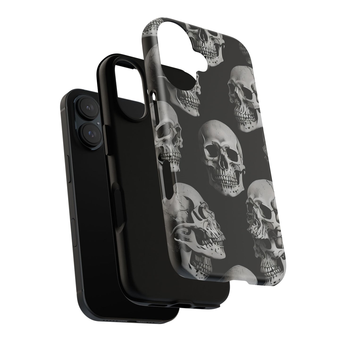 Skull Print Phone Case - Tough Cases for Bold Style