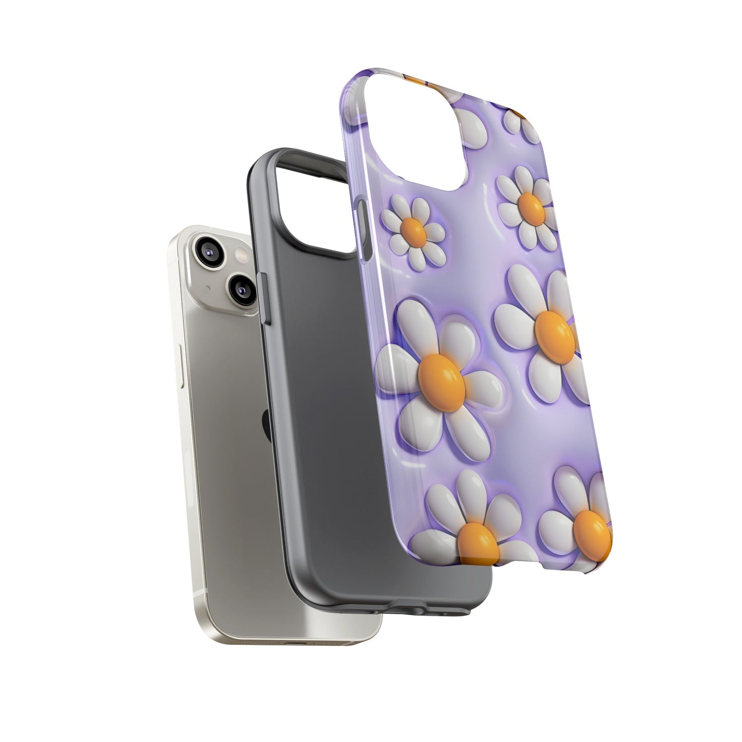 Daisy Floral Phone Case - Tough Cases for Flower Power Vibes