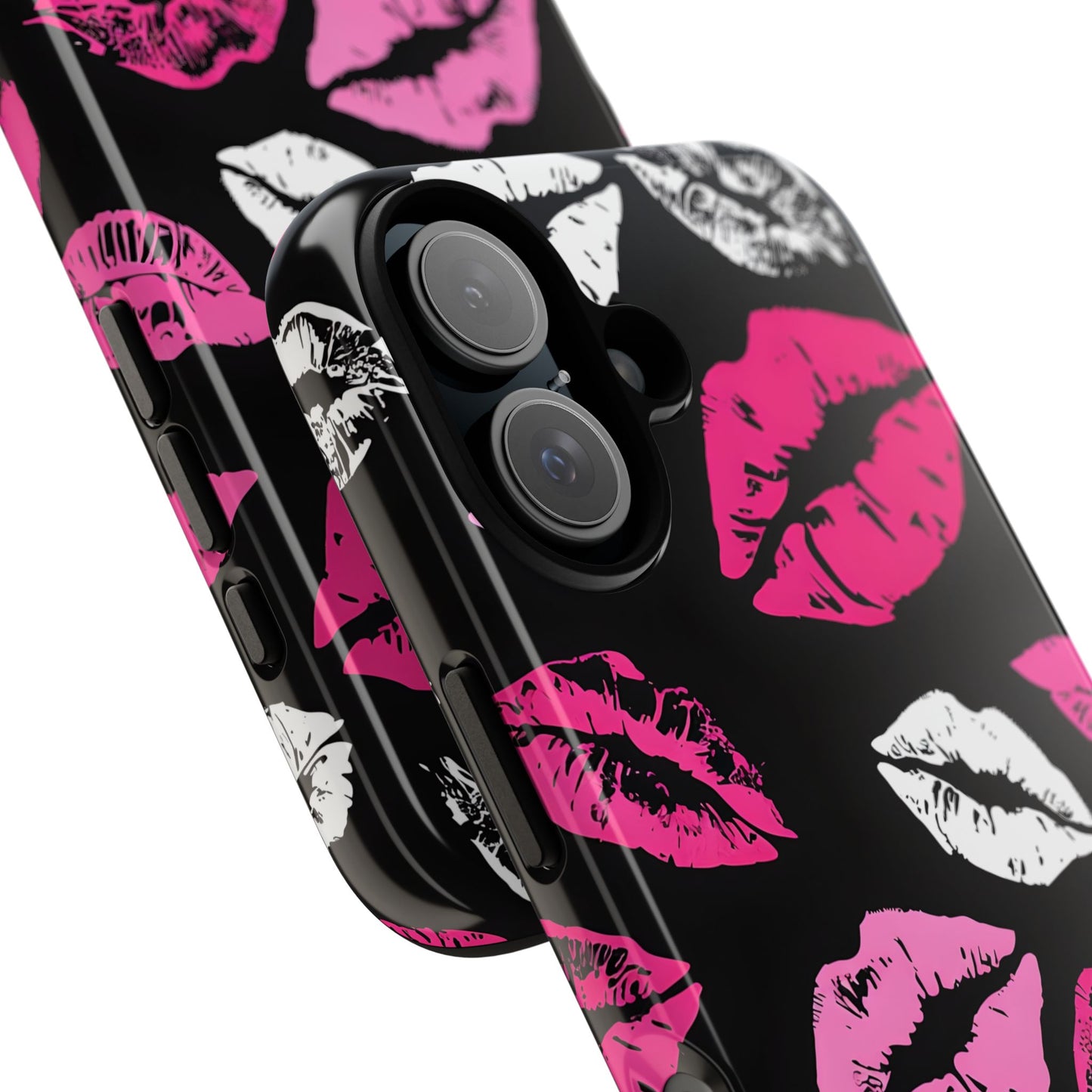 Lips Print iPhone Case - Stylish Tough Phone Cover