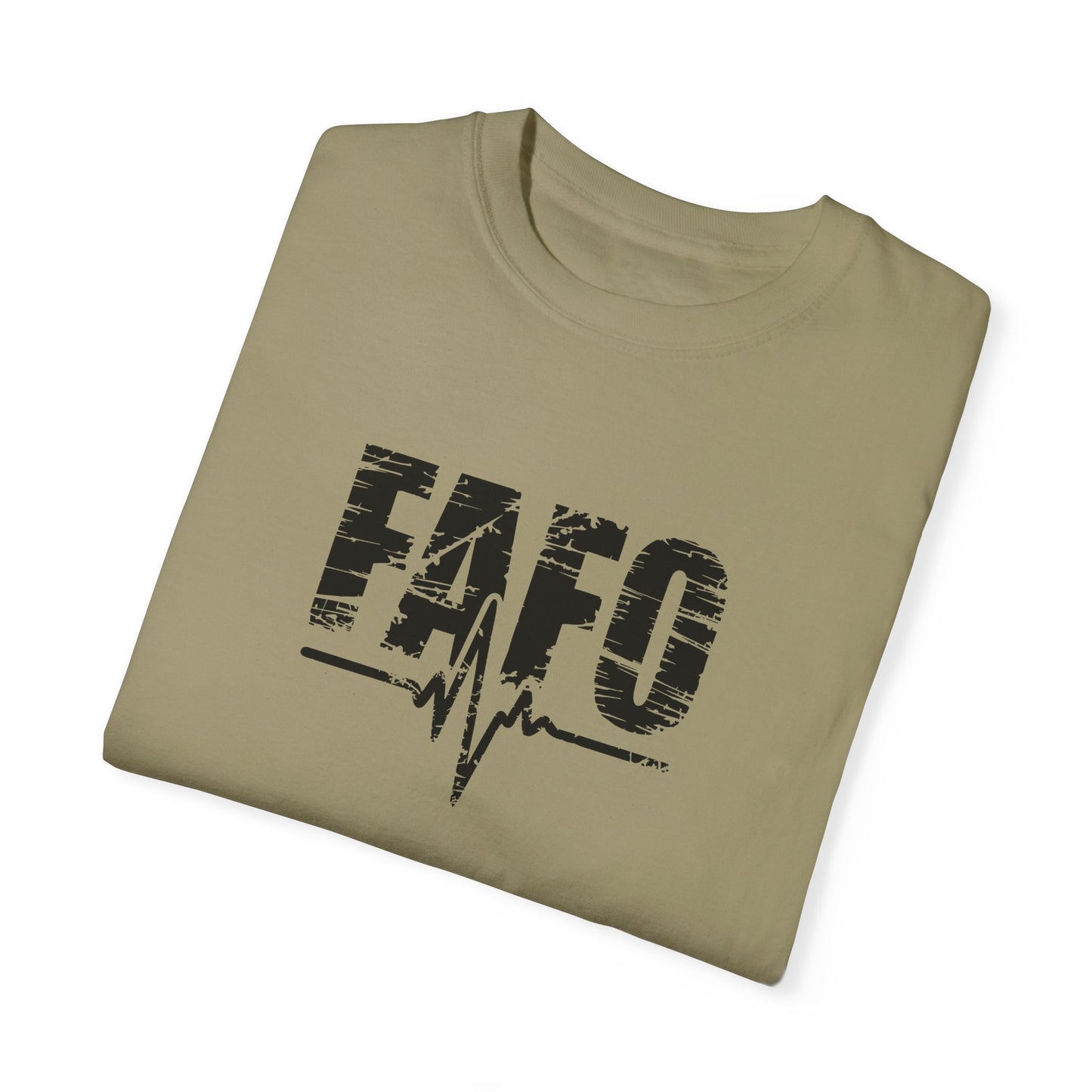 Unisex Garment-Dyed T-Shirt – "FAFO" Graphic Tee for Casual Vibes