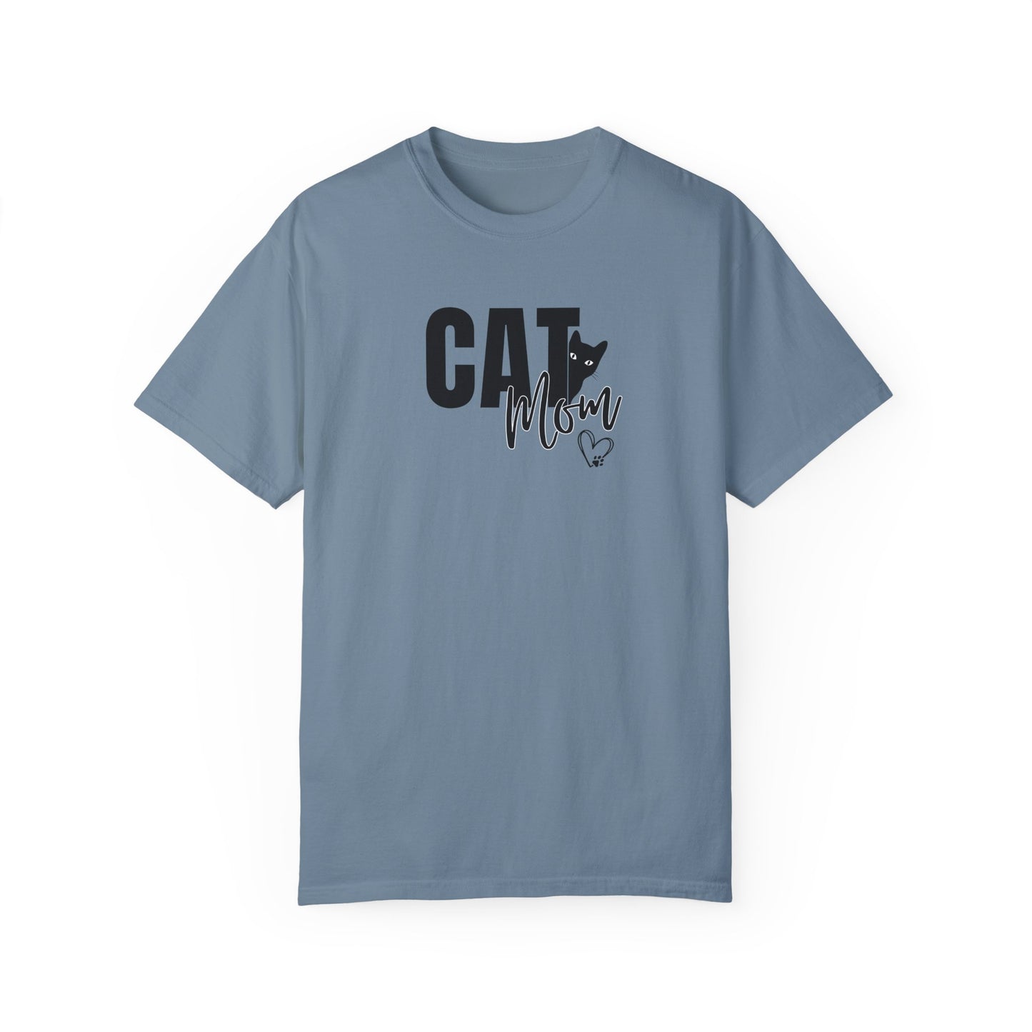 Cat Mom Unisex Garment-Dyed T-Shirt – Perfect Gift for Cat Lovers