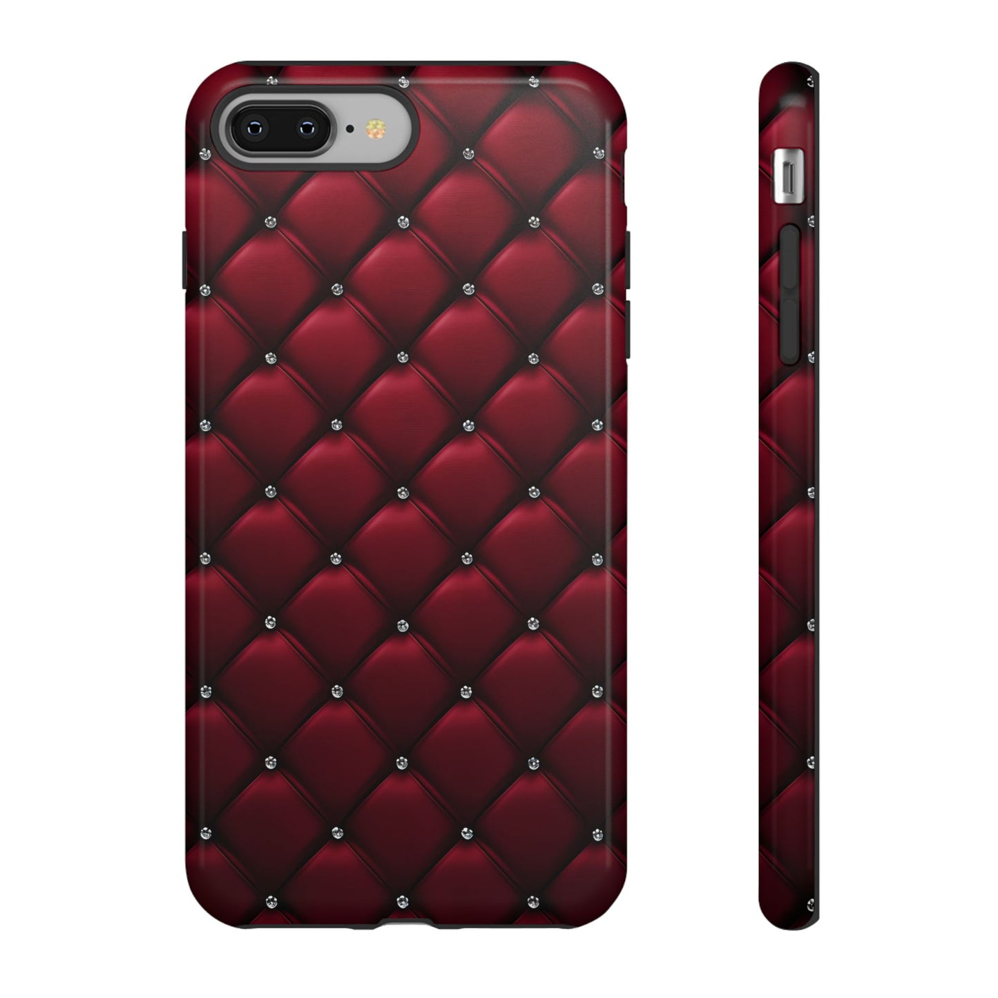 Luxurious Red Leather Phone Case – Stylish Protection for Your Device