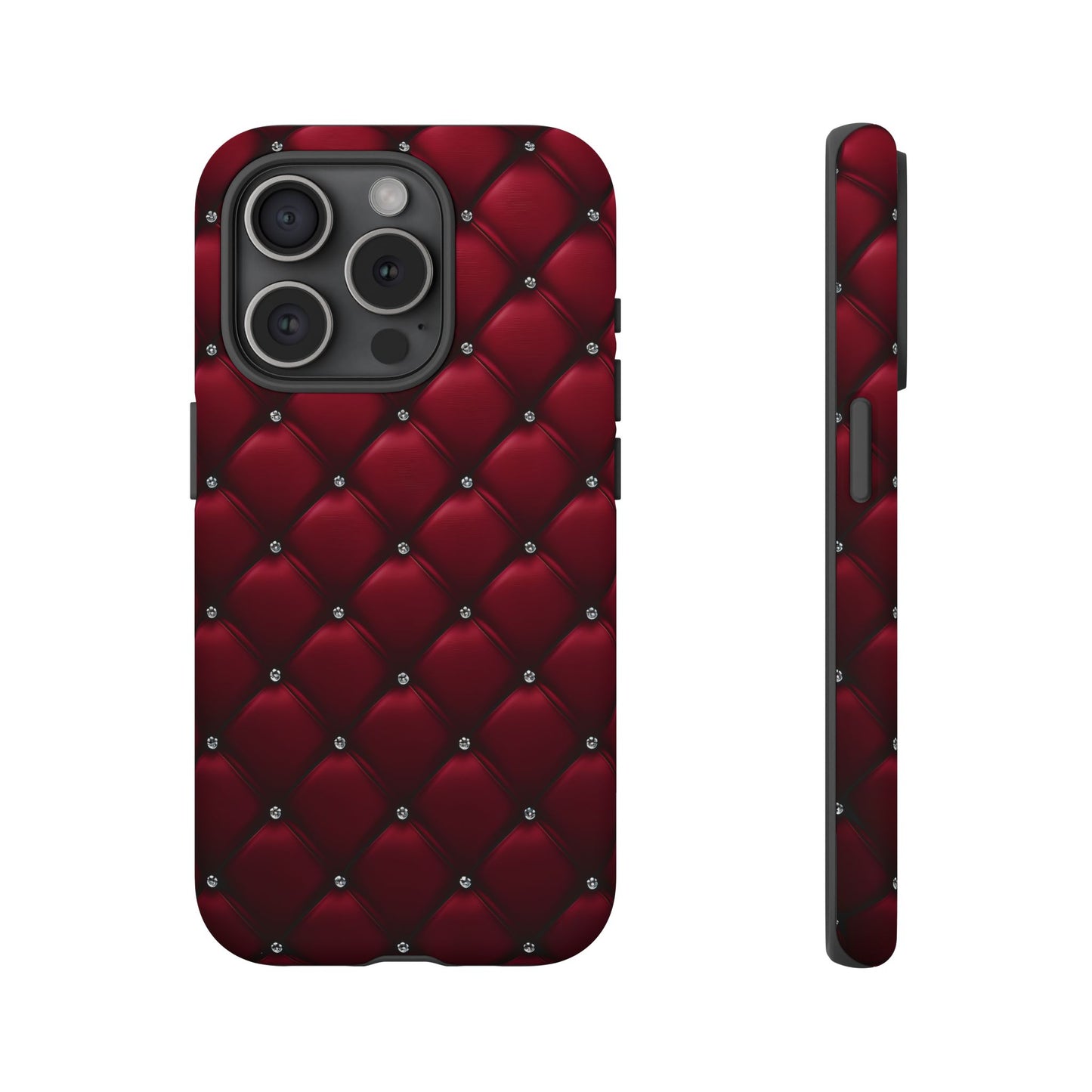 Luxurious Red Leather Phone Case – Stylish Protection for Your Device
