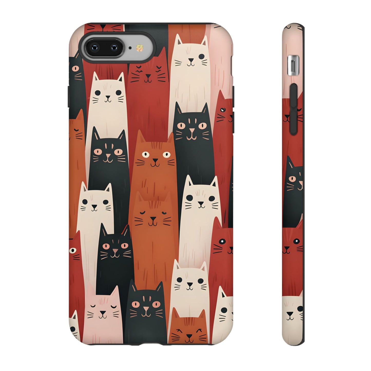 Playful Cat Phone Case - Tough & Stylish Purrfect for Cat Lovers