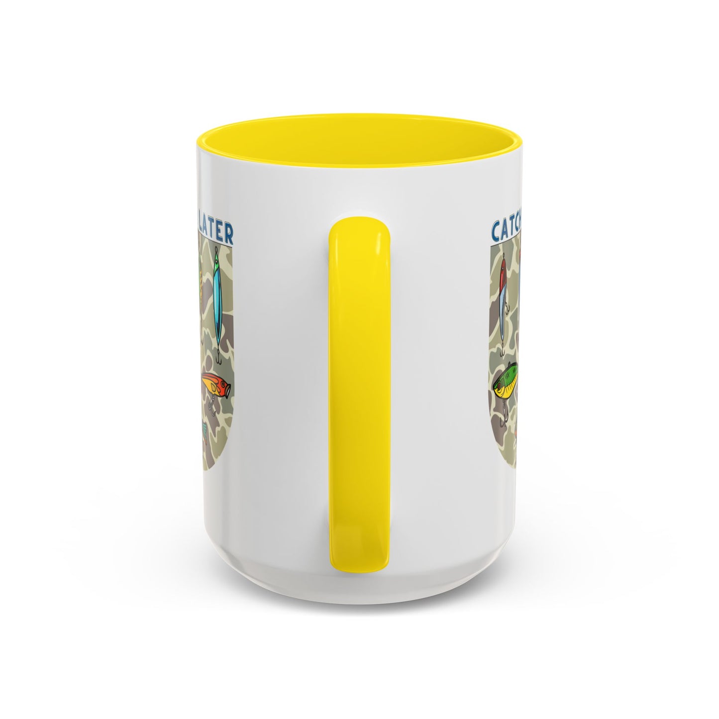 Catch Ya Later Fishing 15oz Mug - Fun Accent Coffee Mug for Anglers